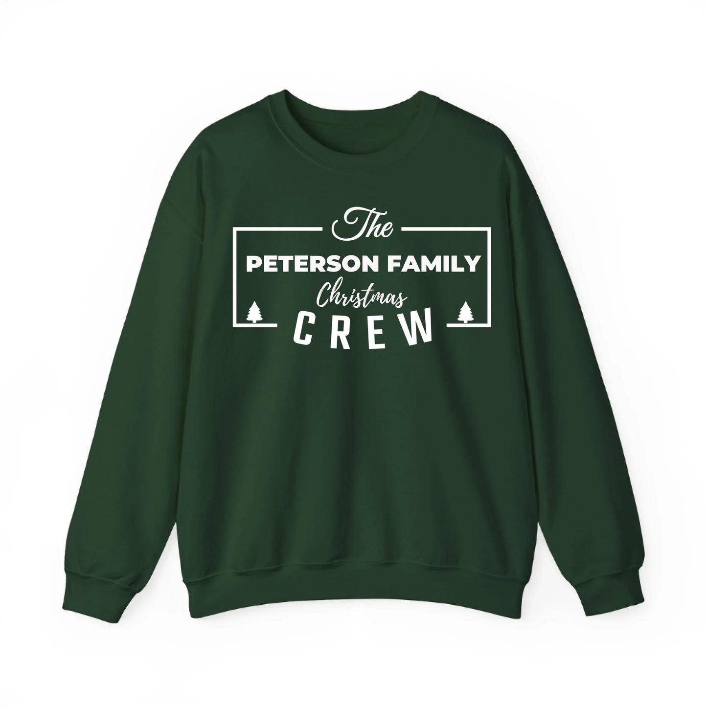 Sweatshirt Front Blank - Forrest Green