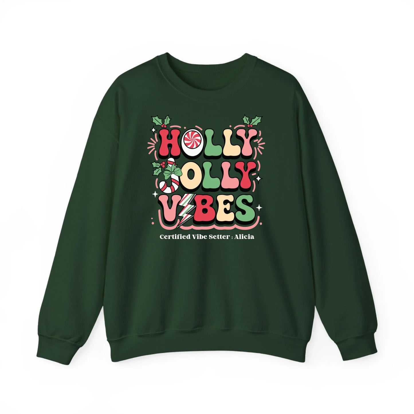 Sweatshirt Front Blank - Forrest Green