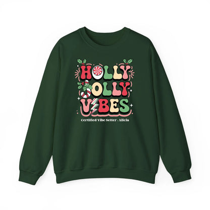 Sweatshirt Front Blank - Forrest Green