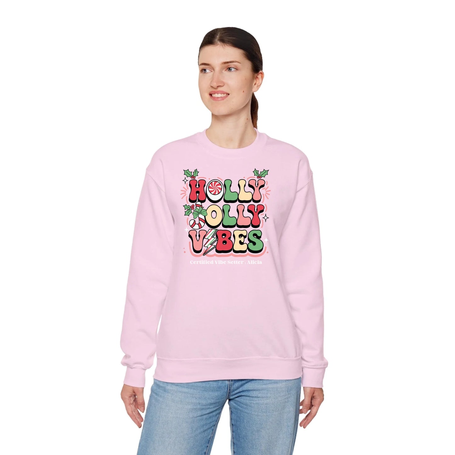 Sweatshirt Front Lifestyle 2 Pink