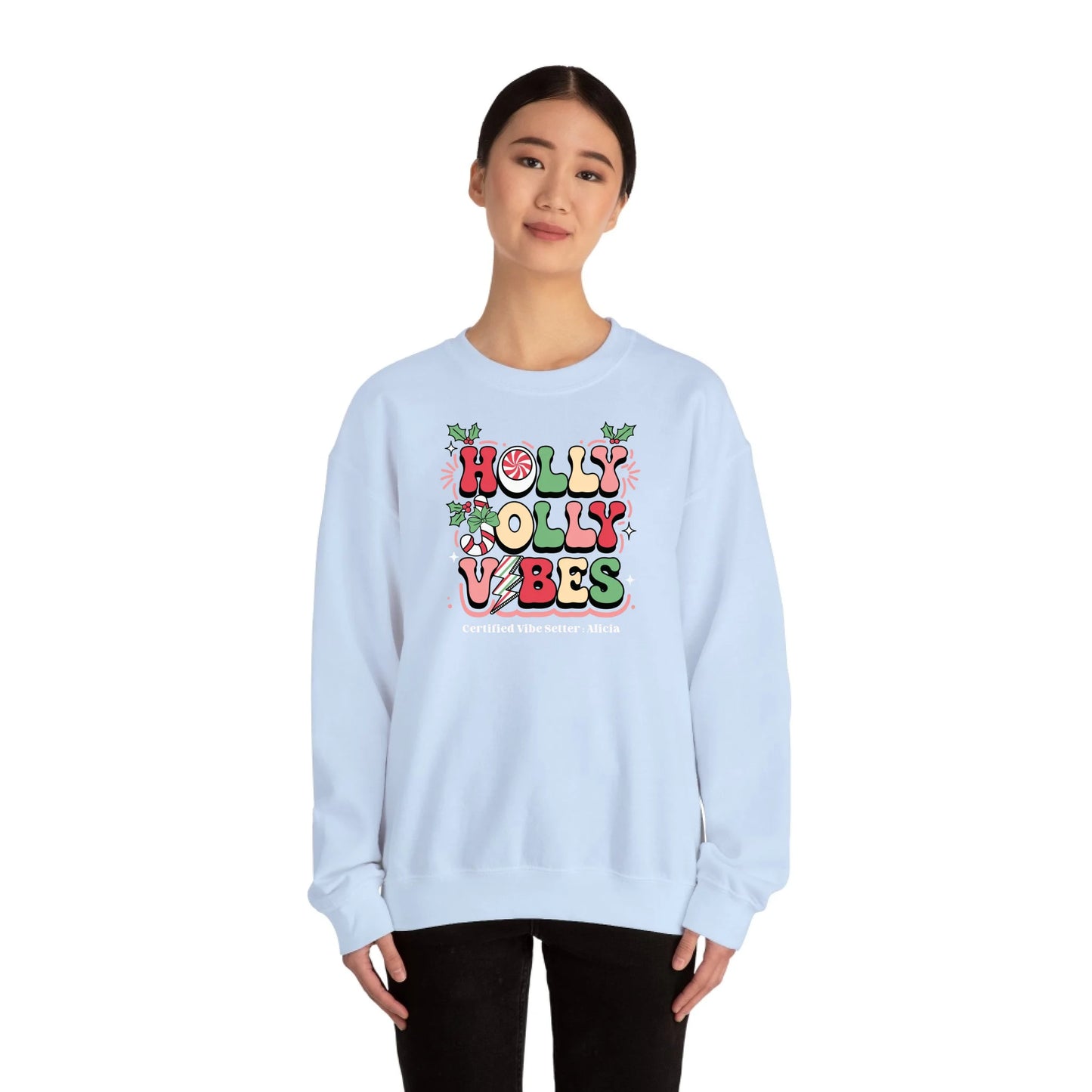 Sweatshirt Front Lifestyle Light Blue