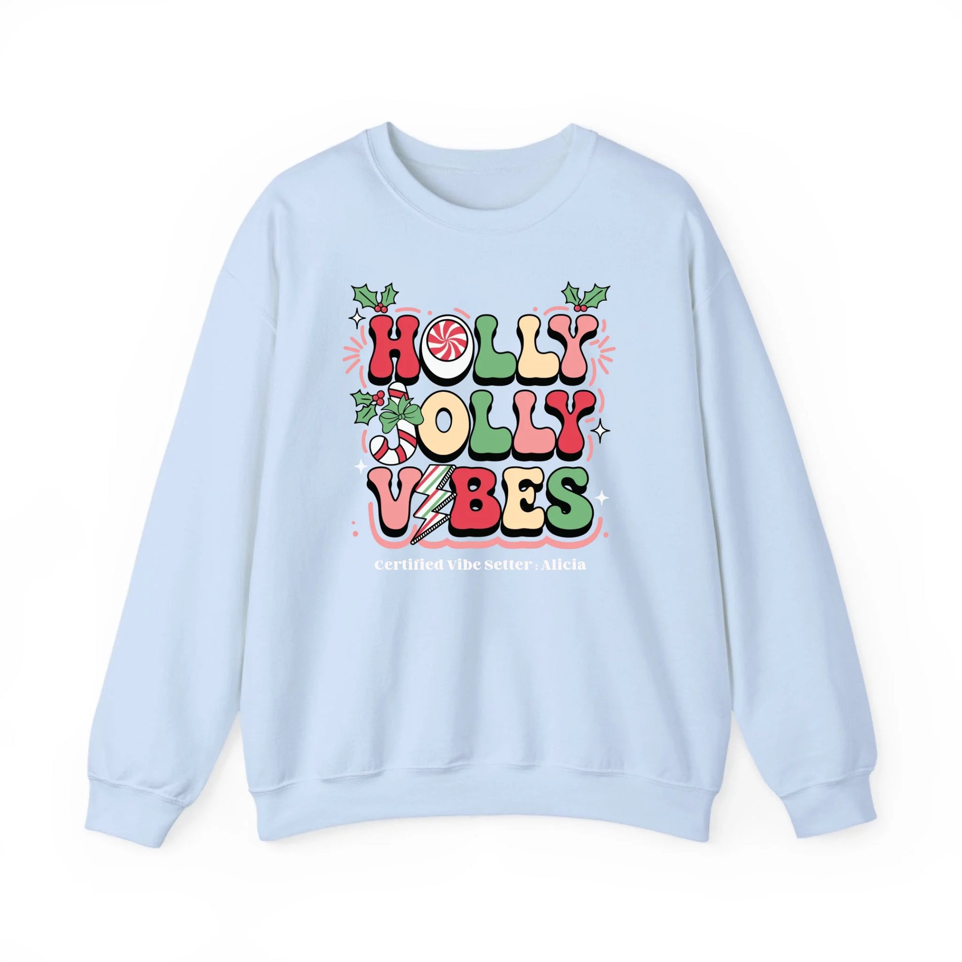 Sweatshirt Front Blank - Light Blue