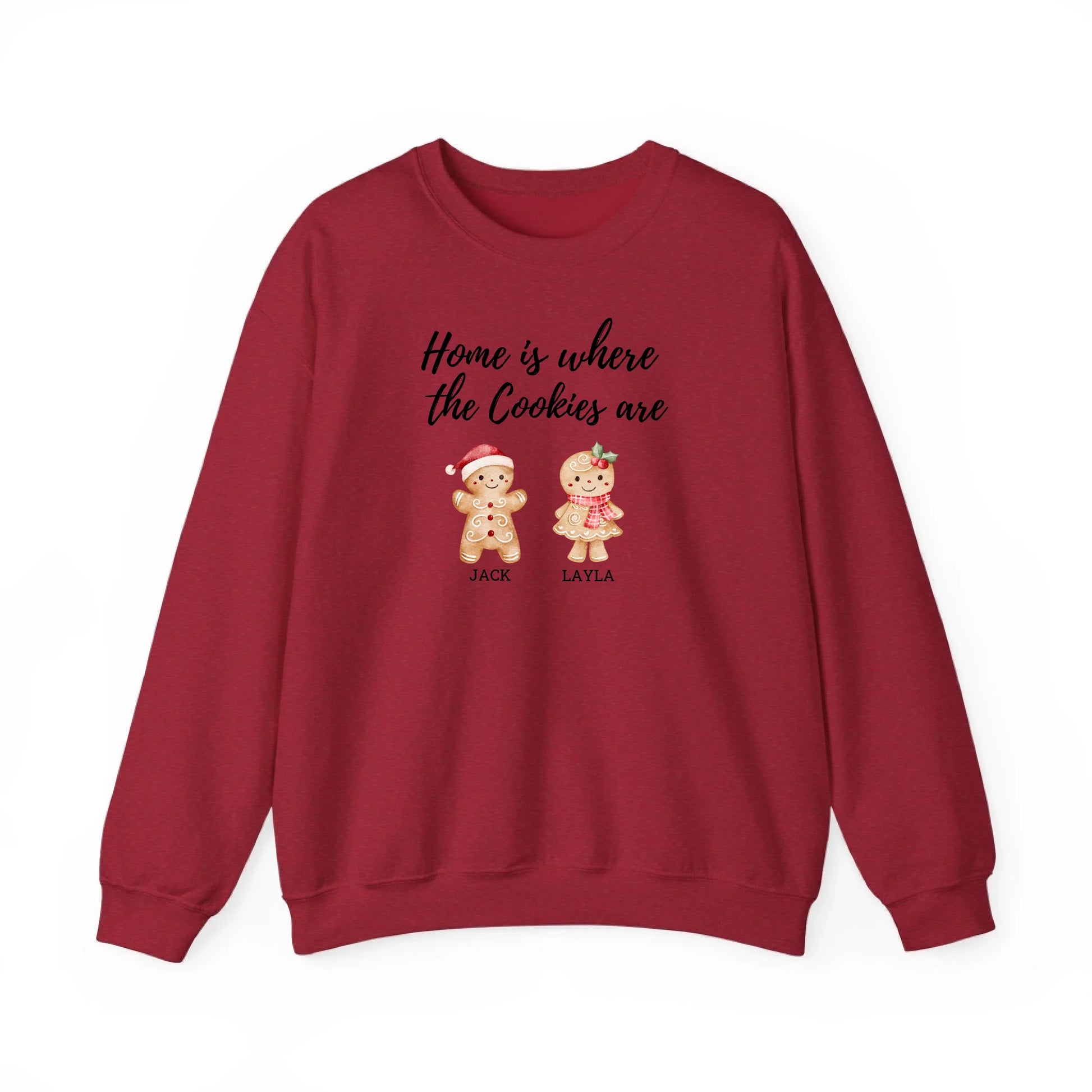 Sweatshirt Front Blank - Vintage Red