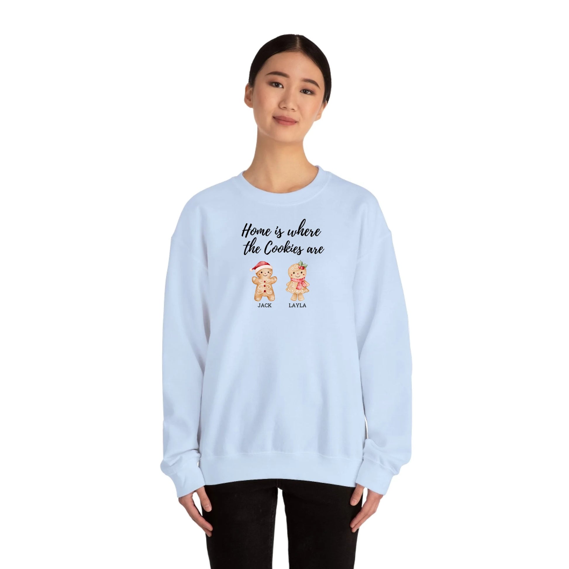 Sweatshirt Front Lifestyle Light Blue