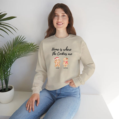 Sweatshirt Front Lifestyle - Sand 2