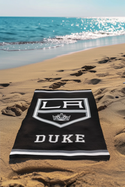 LA Kings Hockey 60x30 Towel PlaceIt LIfestyle