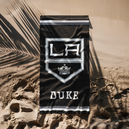LA Kings Hockey 60x30 Towel PlaceIt LIfestyle 2