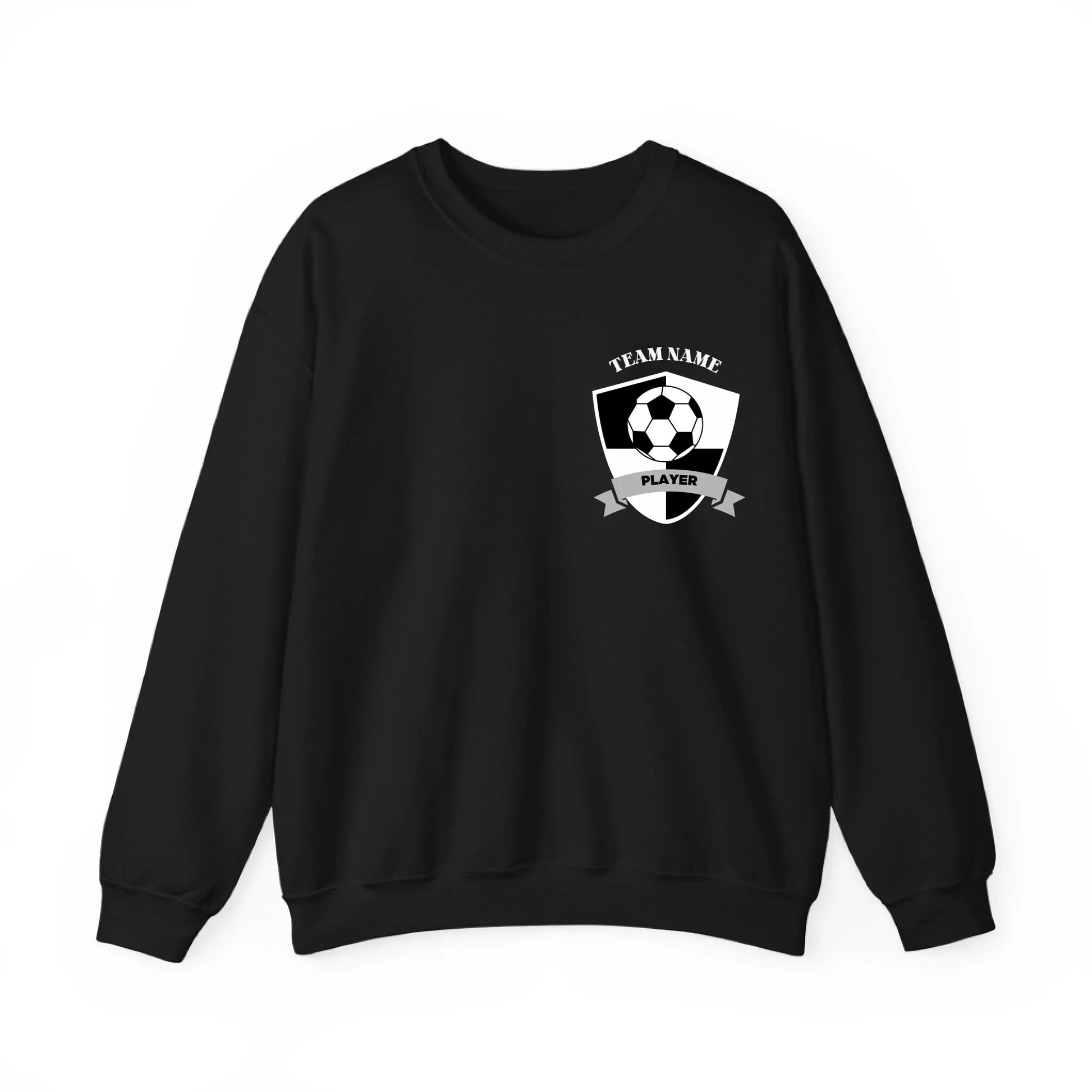 Sweatshirt Front Blank - Black