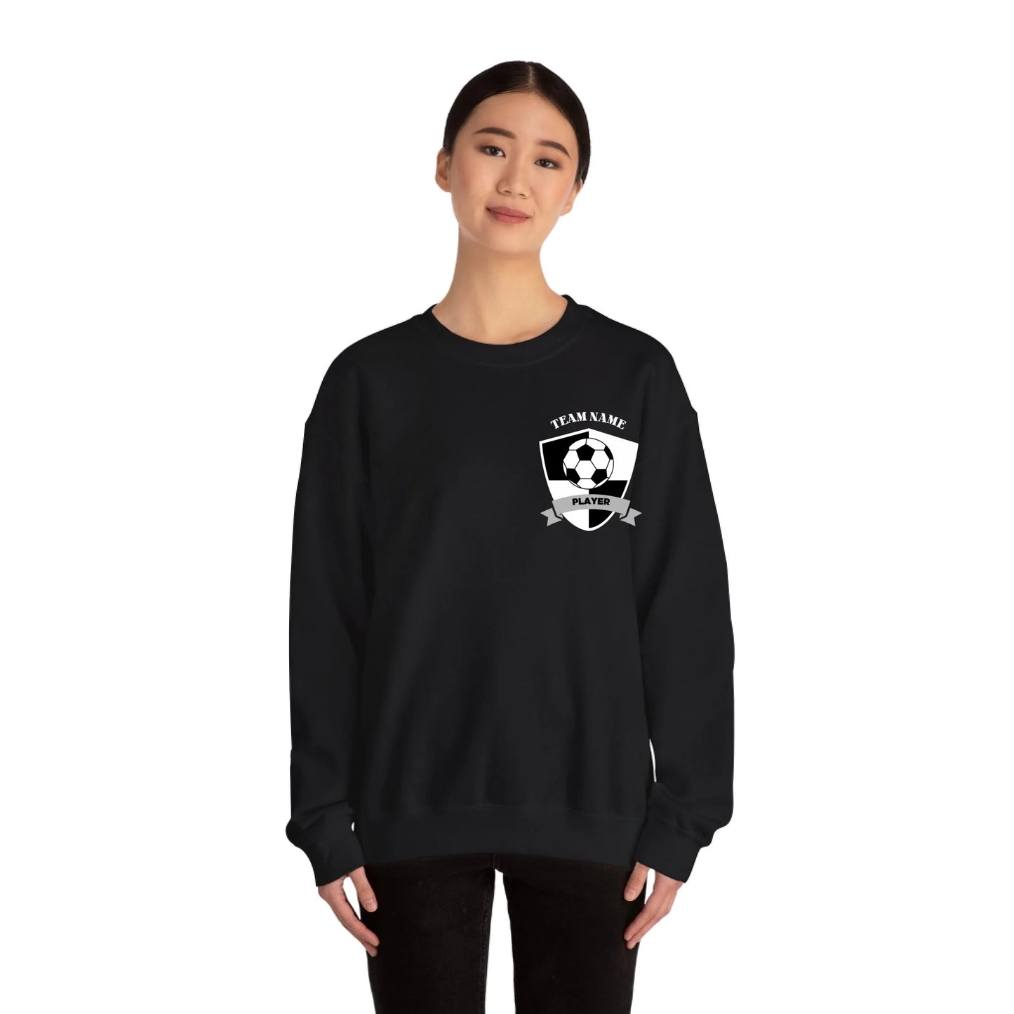 Sweatshirt Front Lifestyle - Black