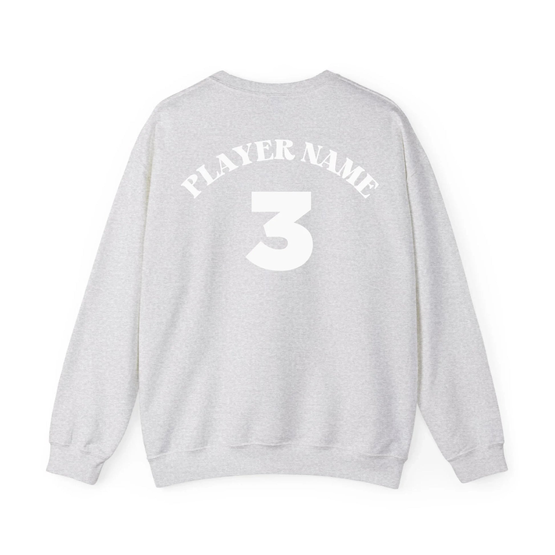 Gray Sweatshirt Back