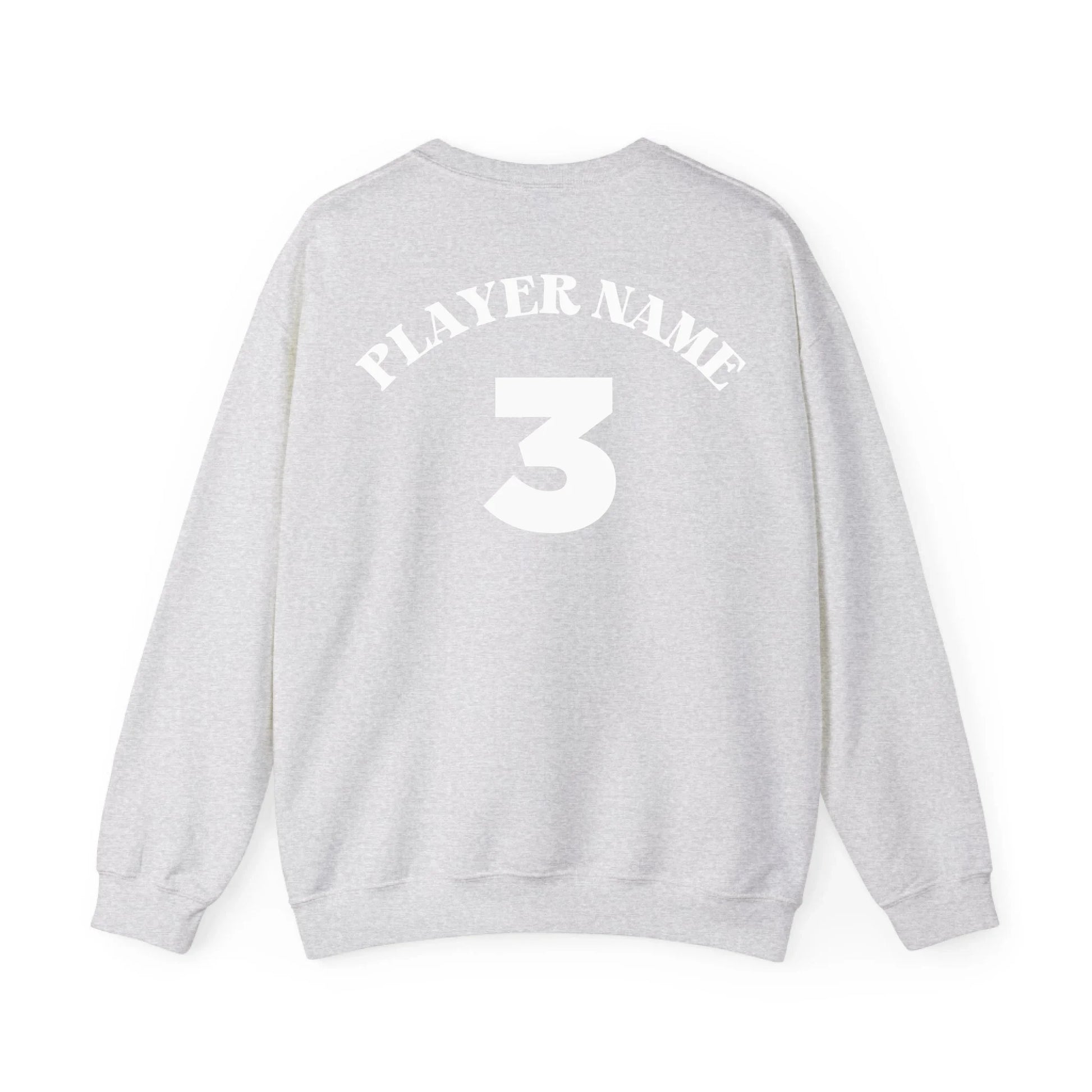 Gray Sweatshirt Back