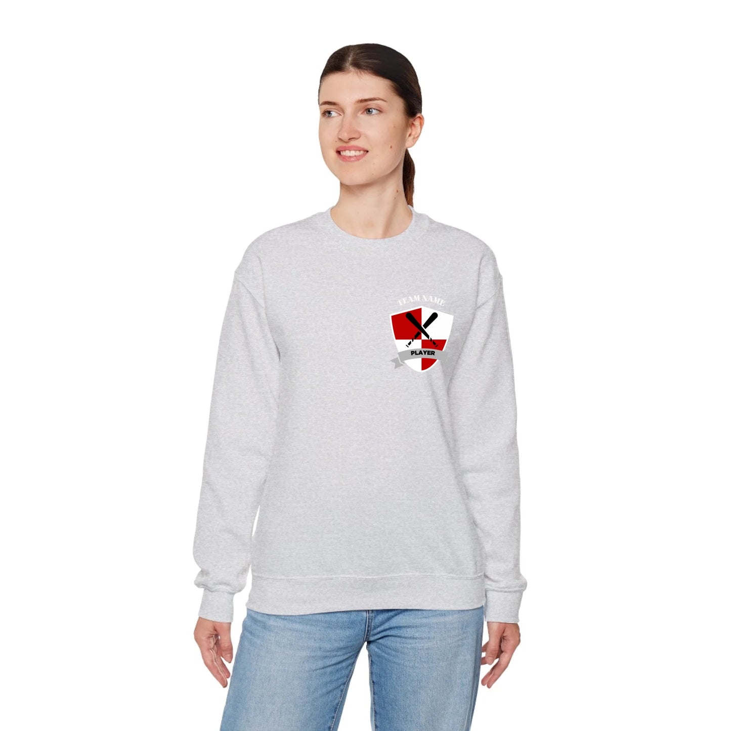 Gray Sweatshirt Front Lifestyle