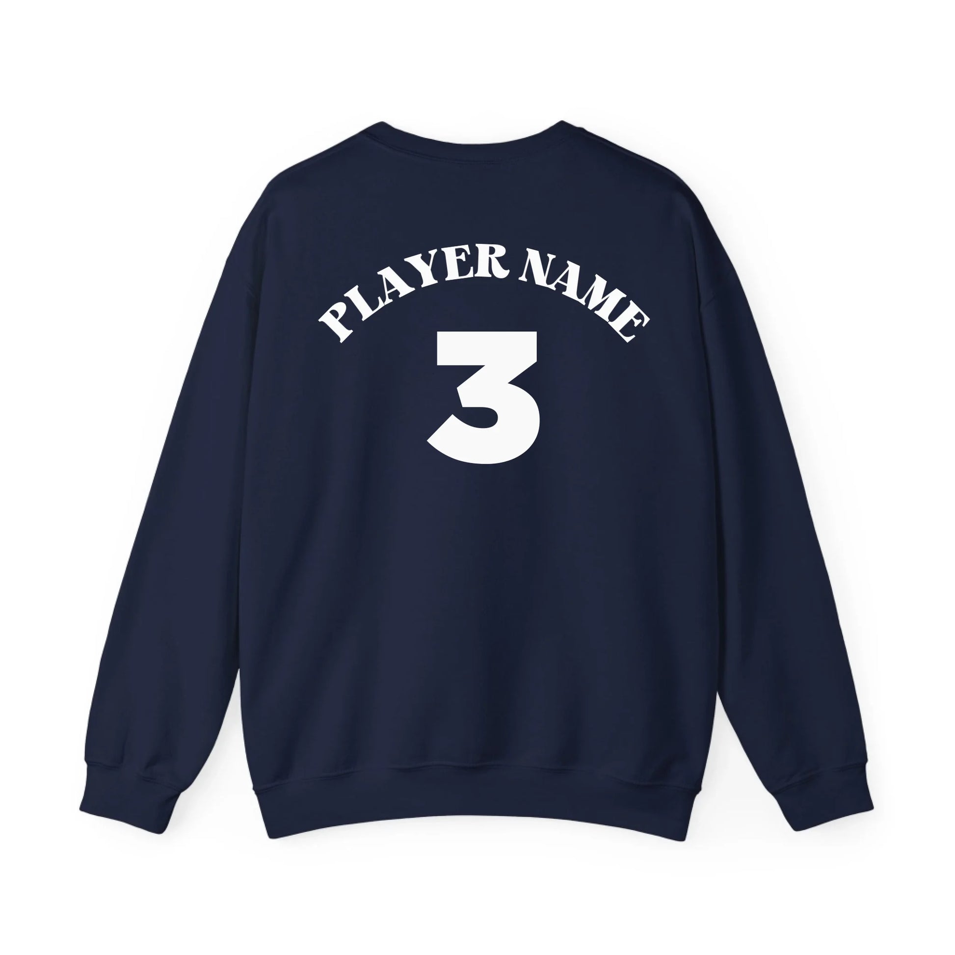 Navy Sweatshirt Back