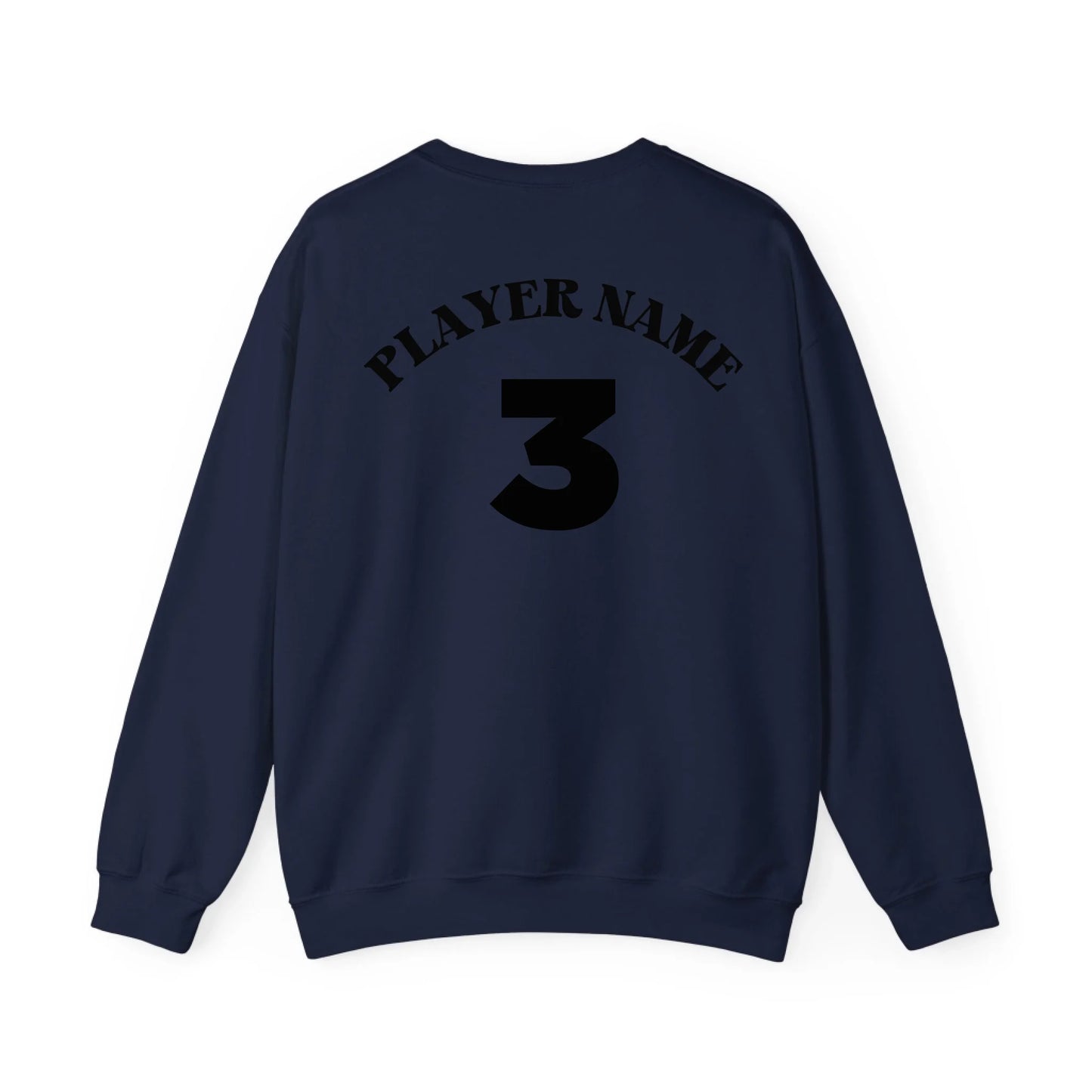 Navy Sweatshirt Back
