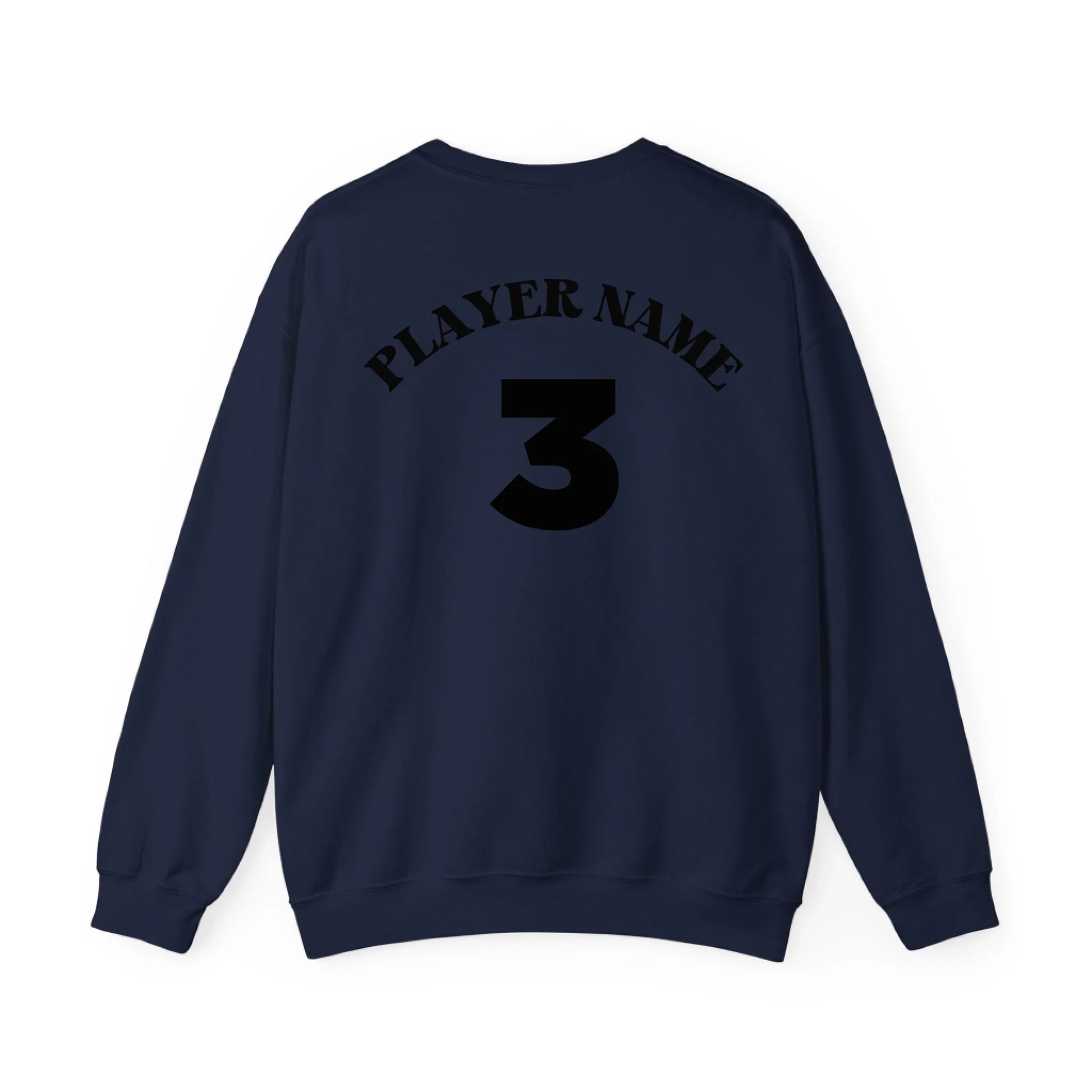 Navy Sweatshirt Back