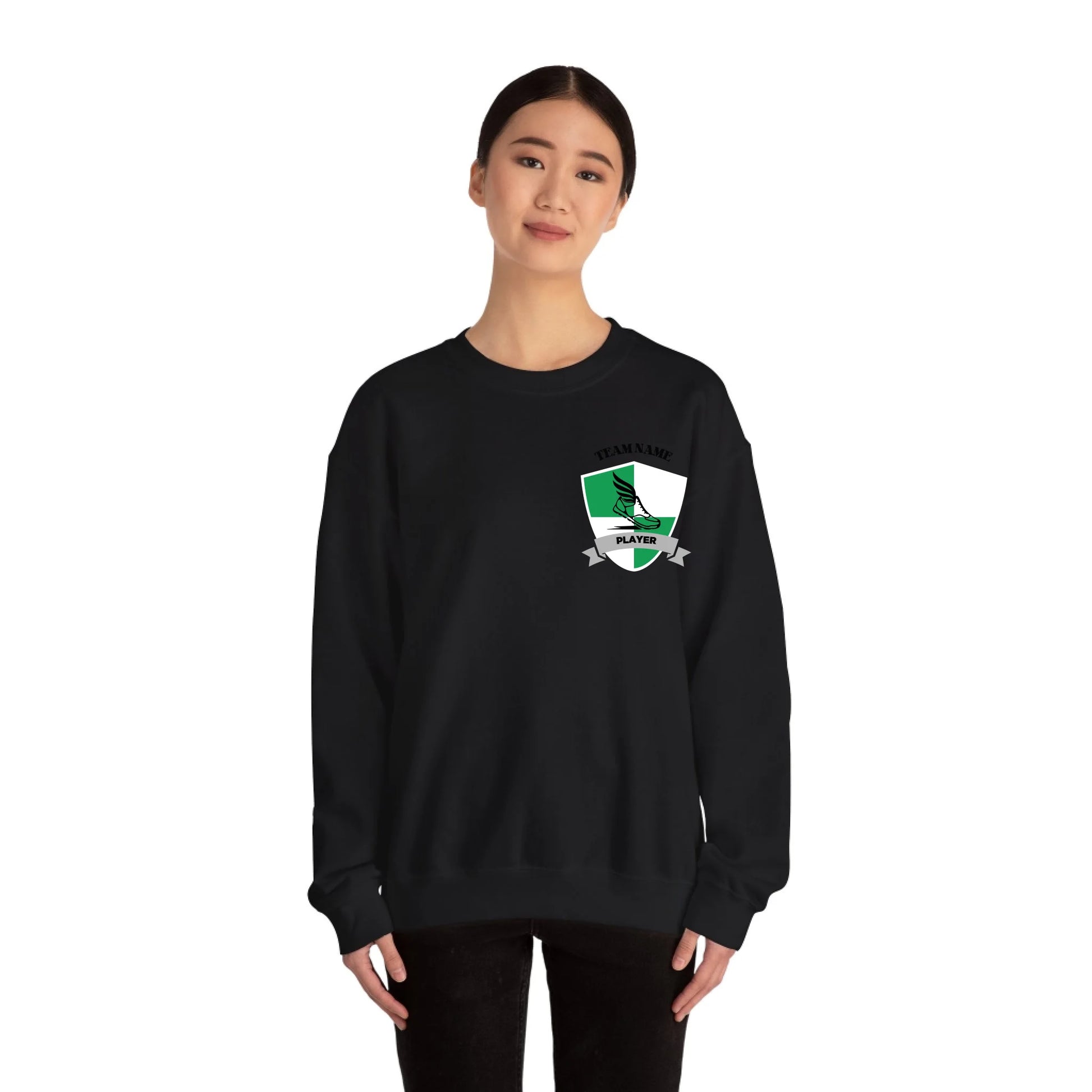 Sweatshirt Front Lifestyle - Black