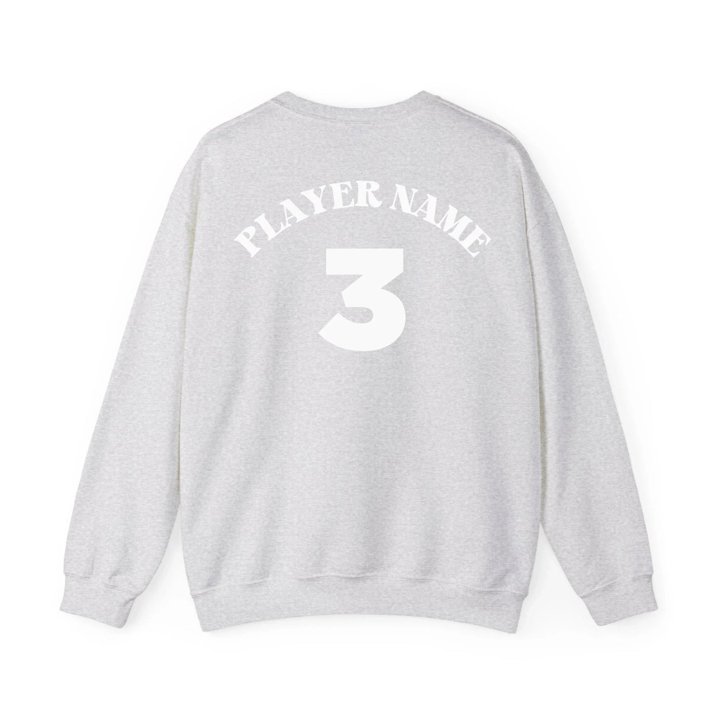 Gray Sweatshirt Back