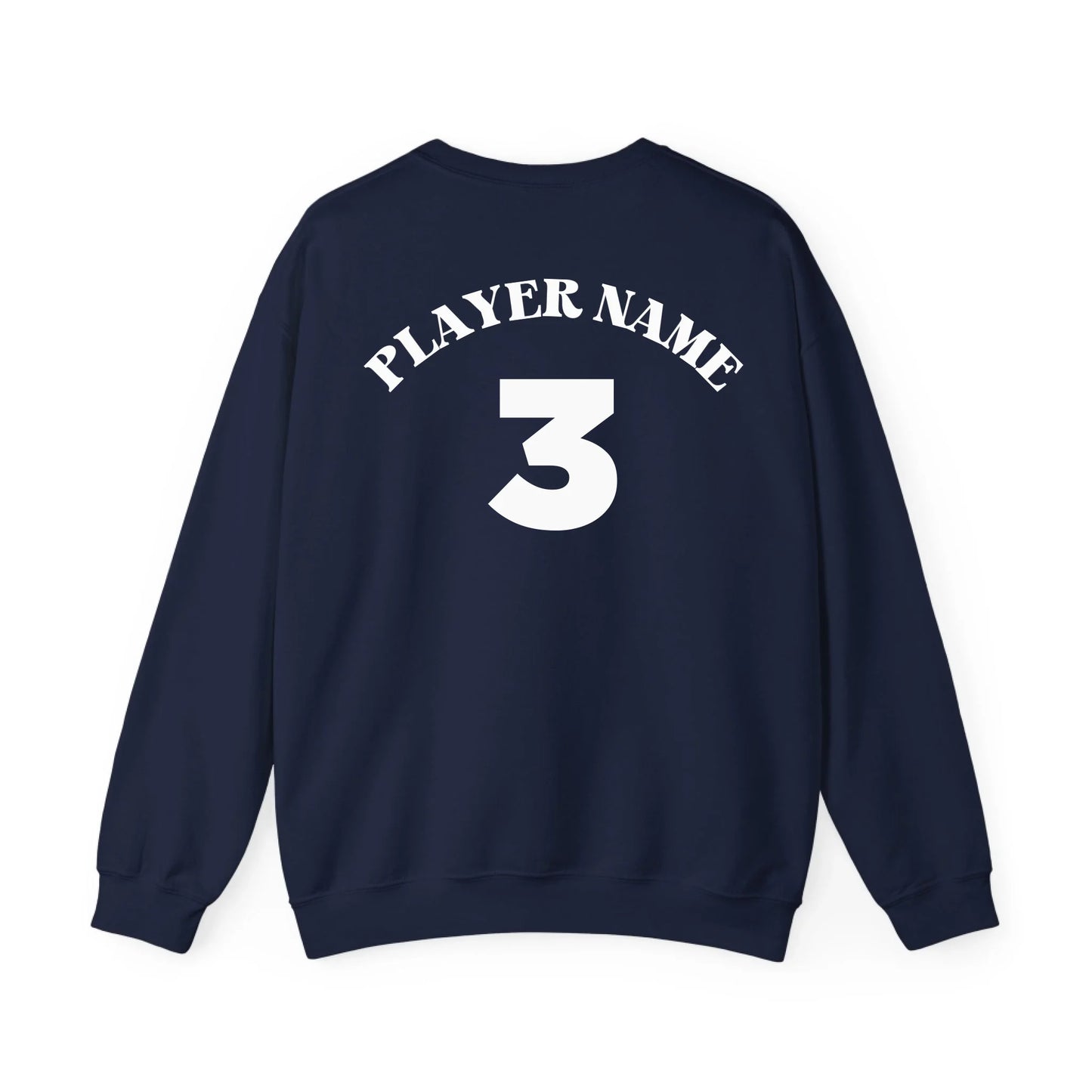 Navy Sweatshirt Back