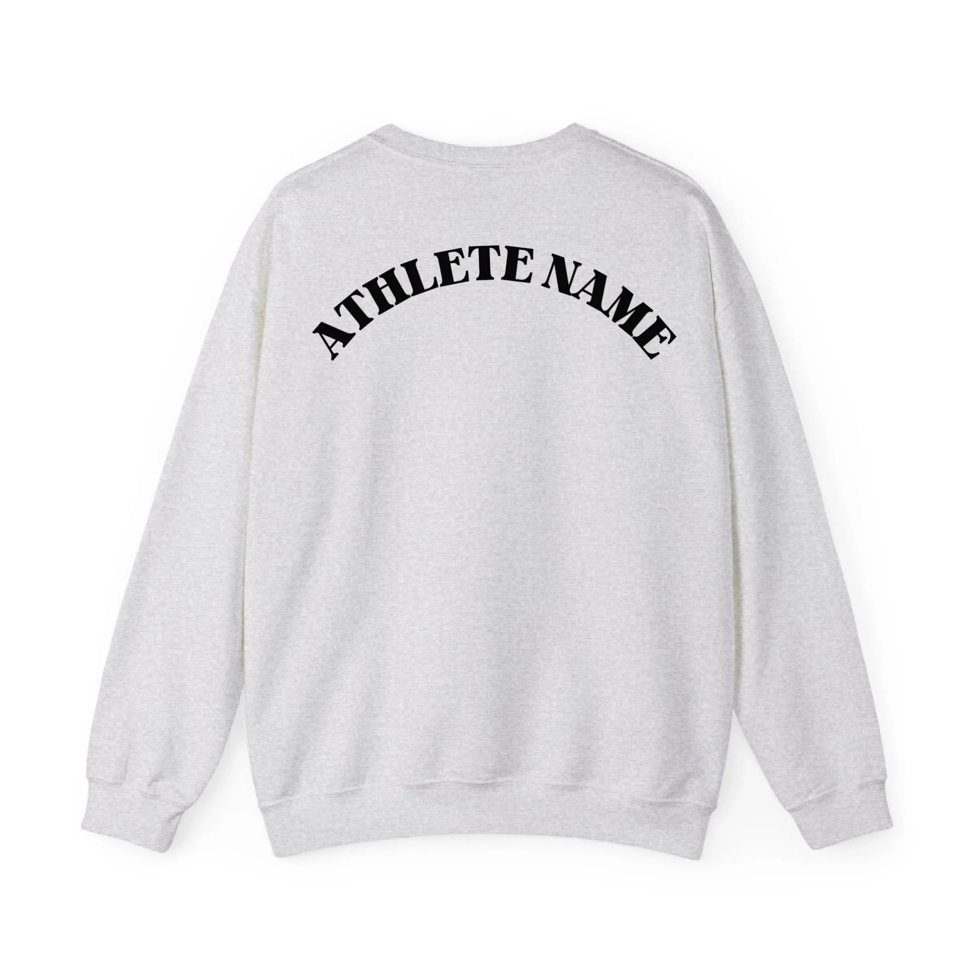 Gray Sweatshirt Back