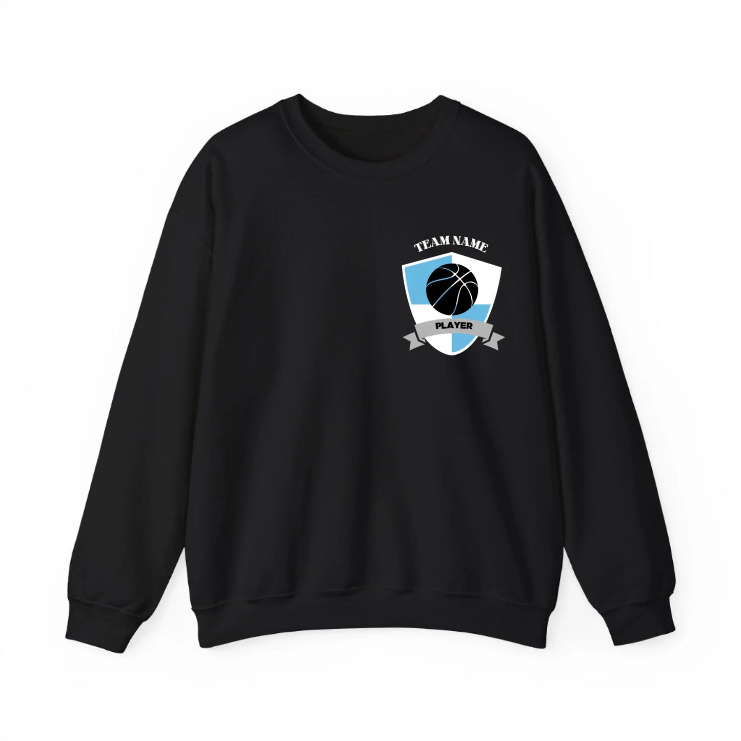 Sweatshirt Front Blank - Black