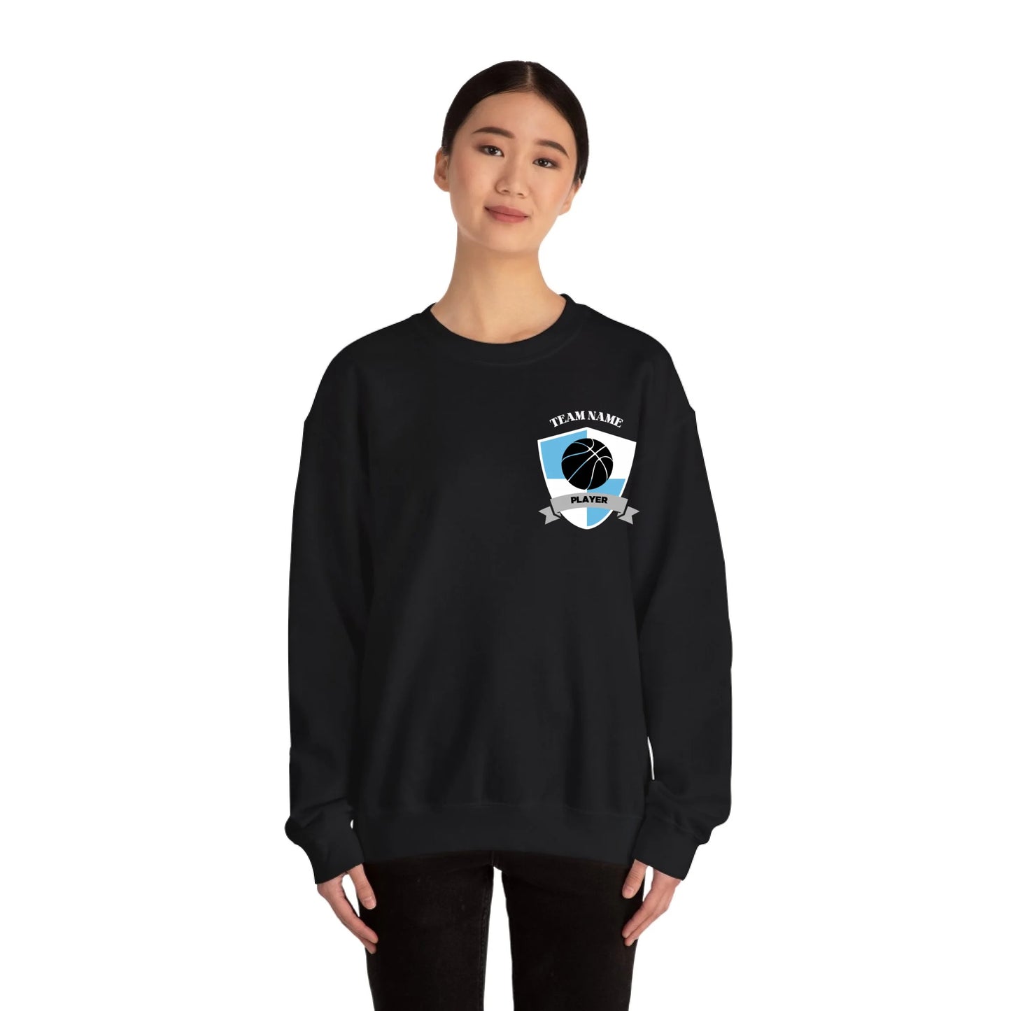 Sweatshirt Front Lifestyle - Black