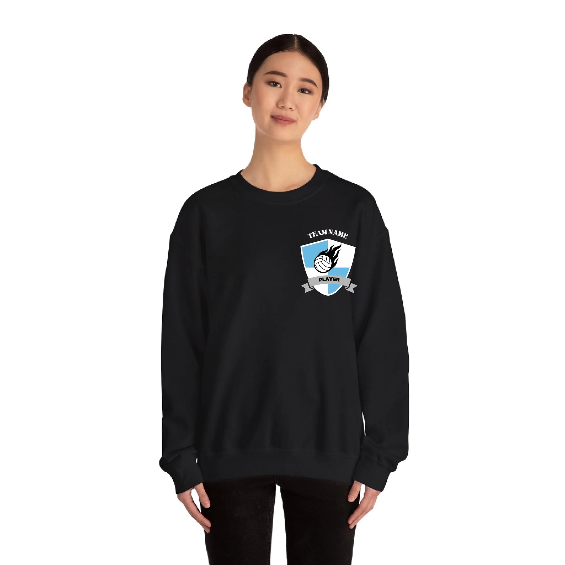 Sweatshirt Front Lifestyle - Black