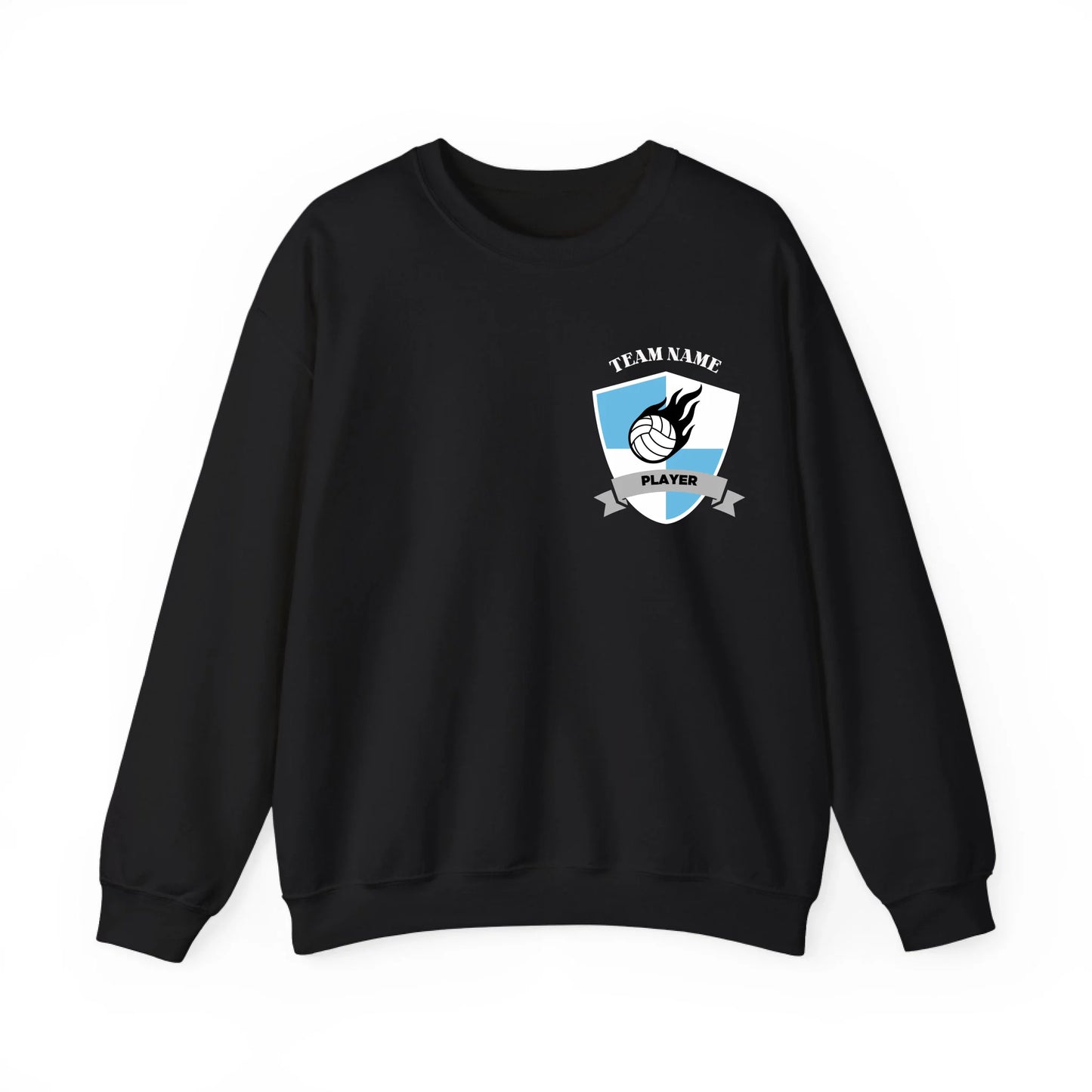 Sweatshirt Front Blank - Black