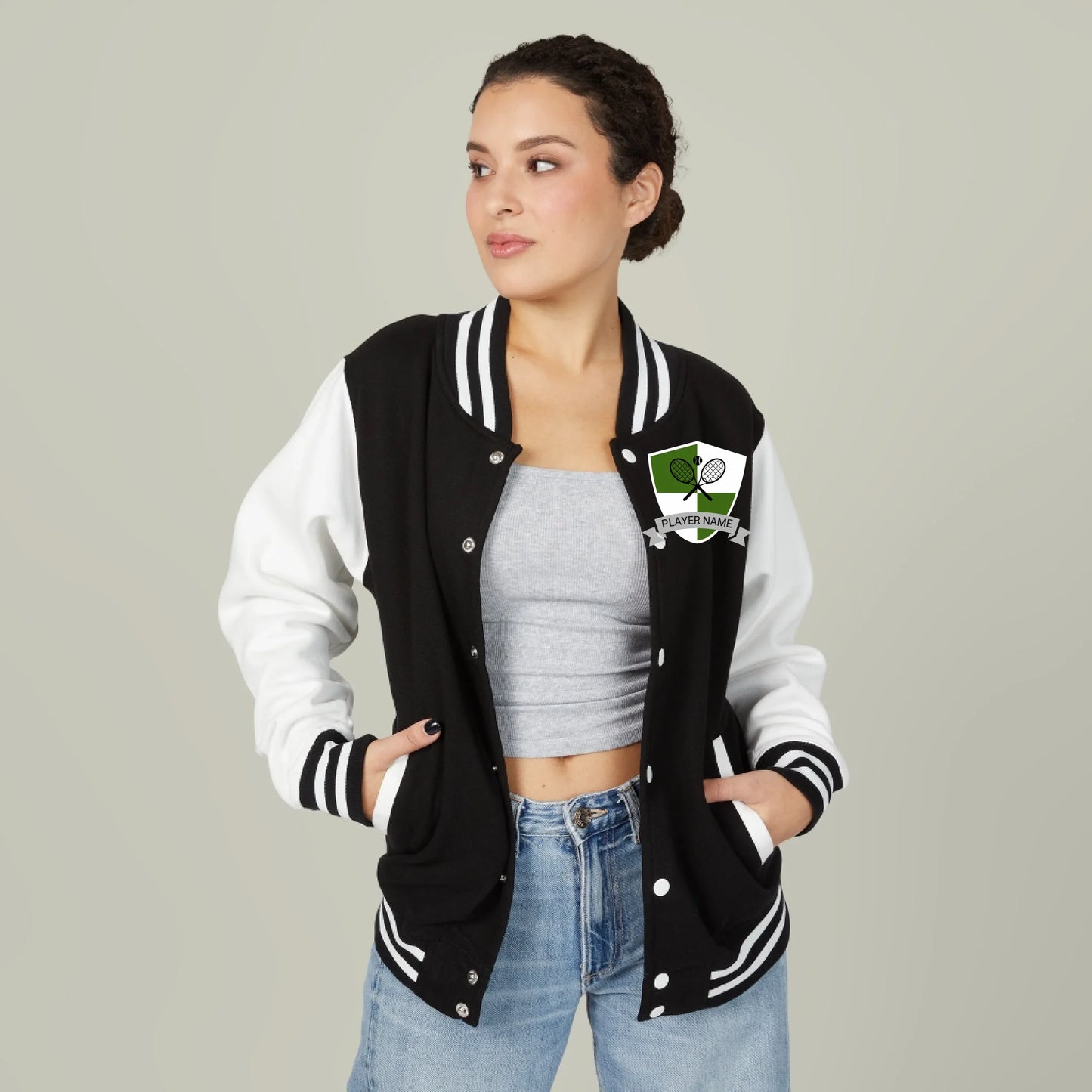 Tennis Star Unisex Letterman Jacket