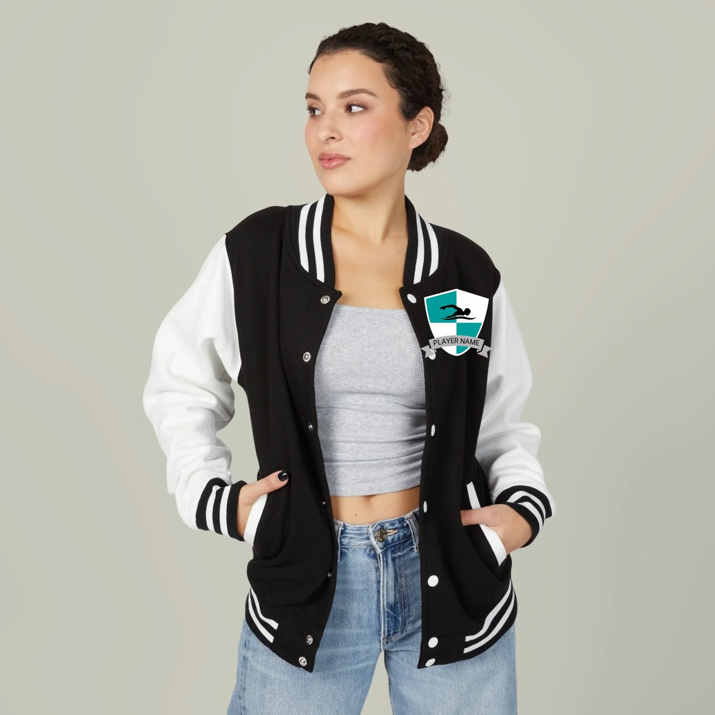 Swim Star Unisex Letterman Jacket