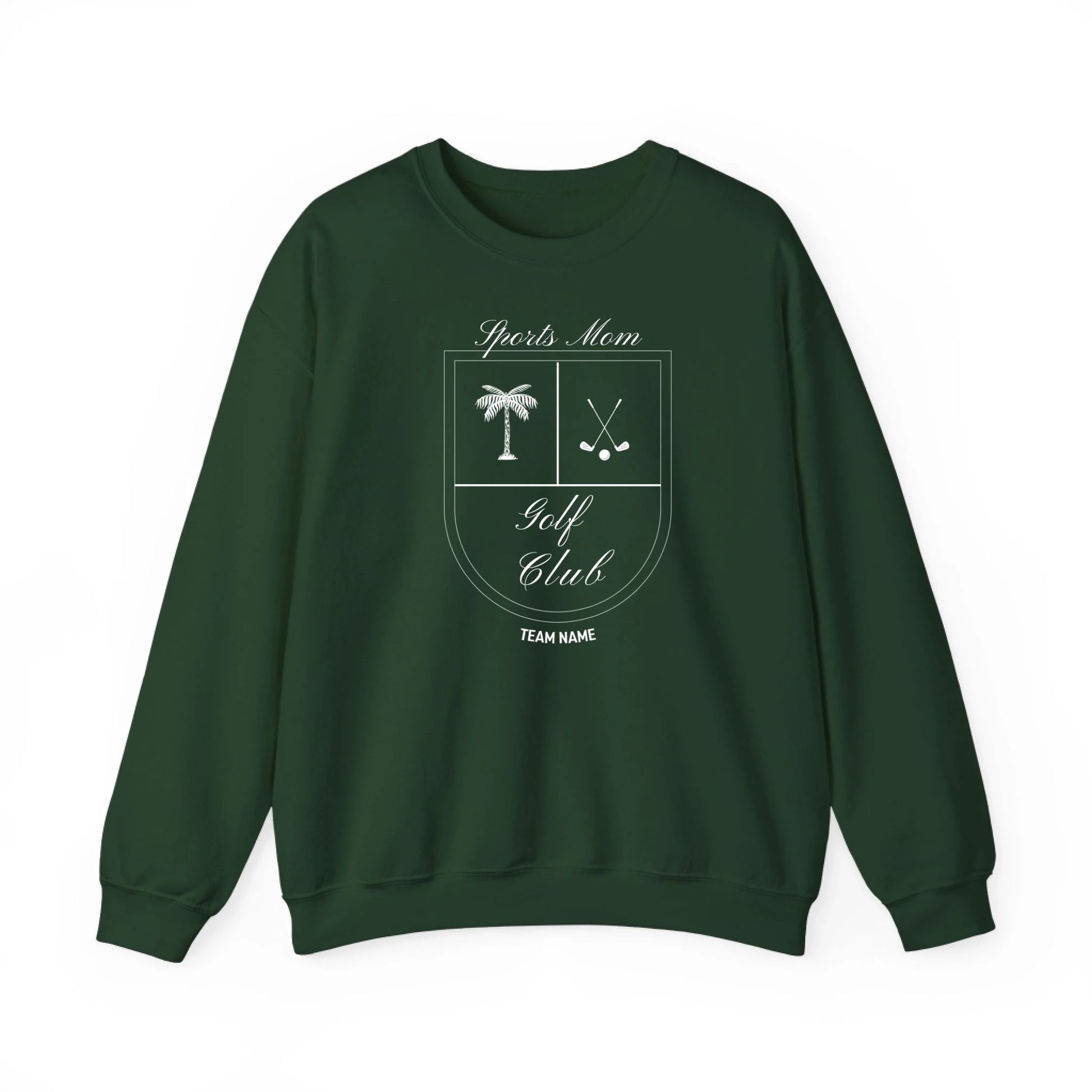 Sweatshirt Front Blank - Forrest Green