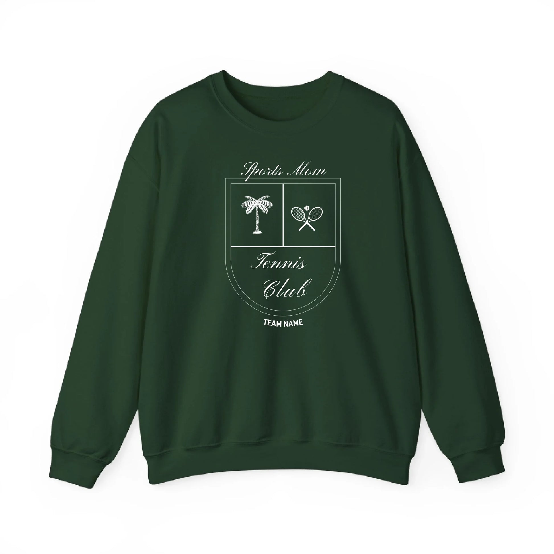Sweatshirt Front Blank - Forrest Green