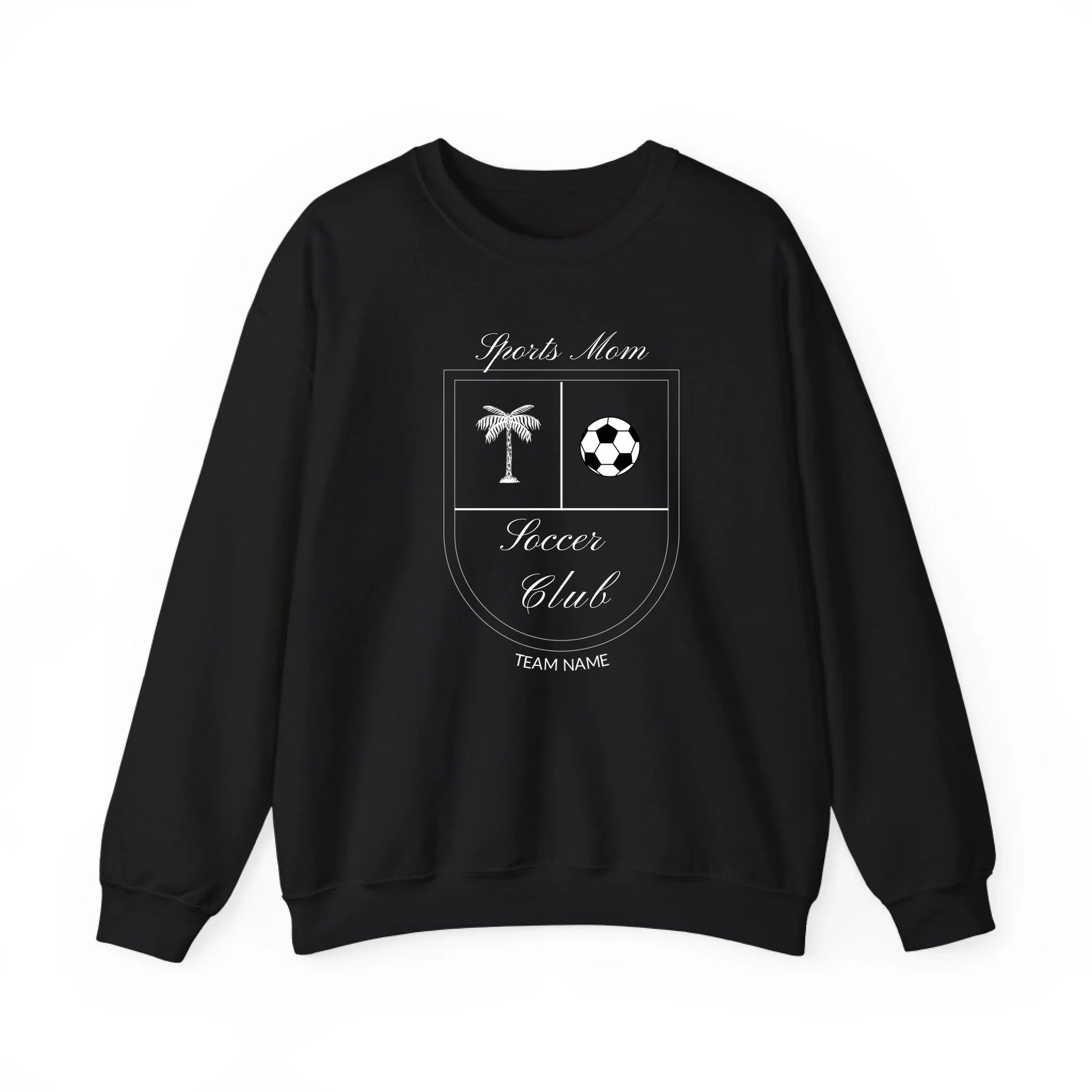 Sweatshirt Front Blank - Black
