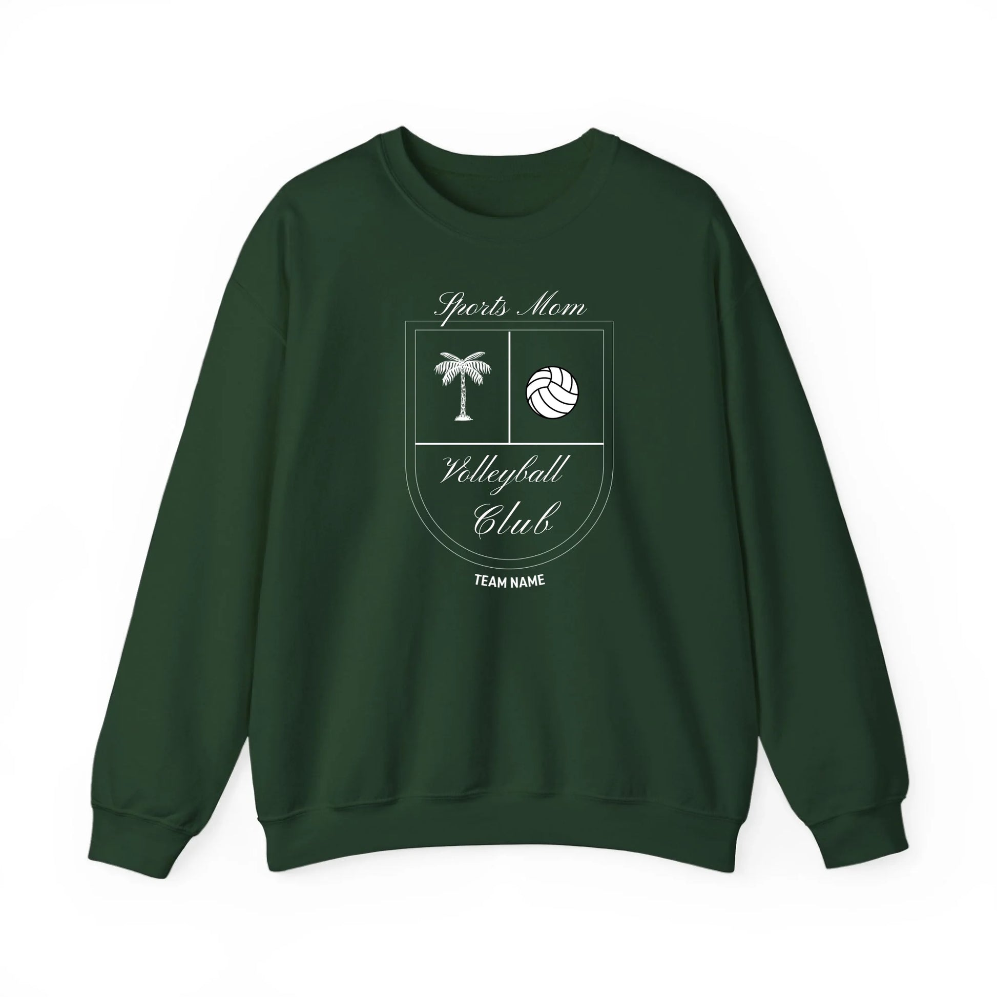 Sweatshirt Front Blank - Forrest Green