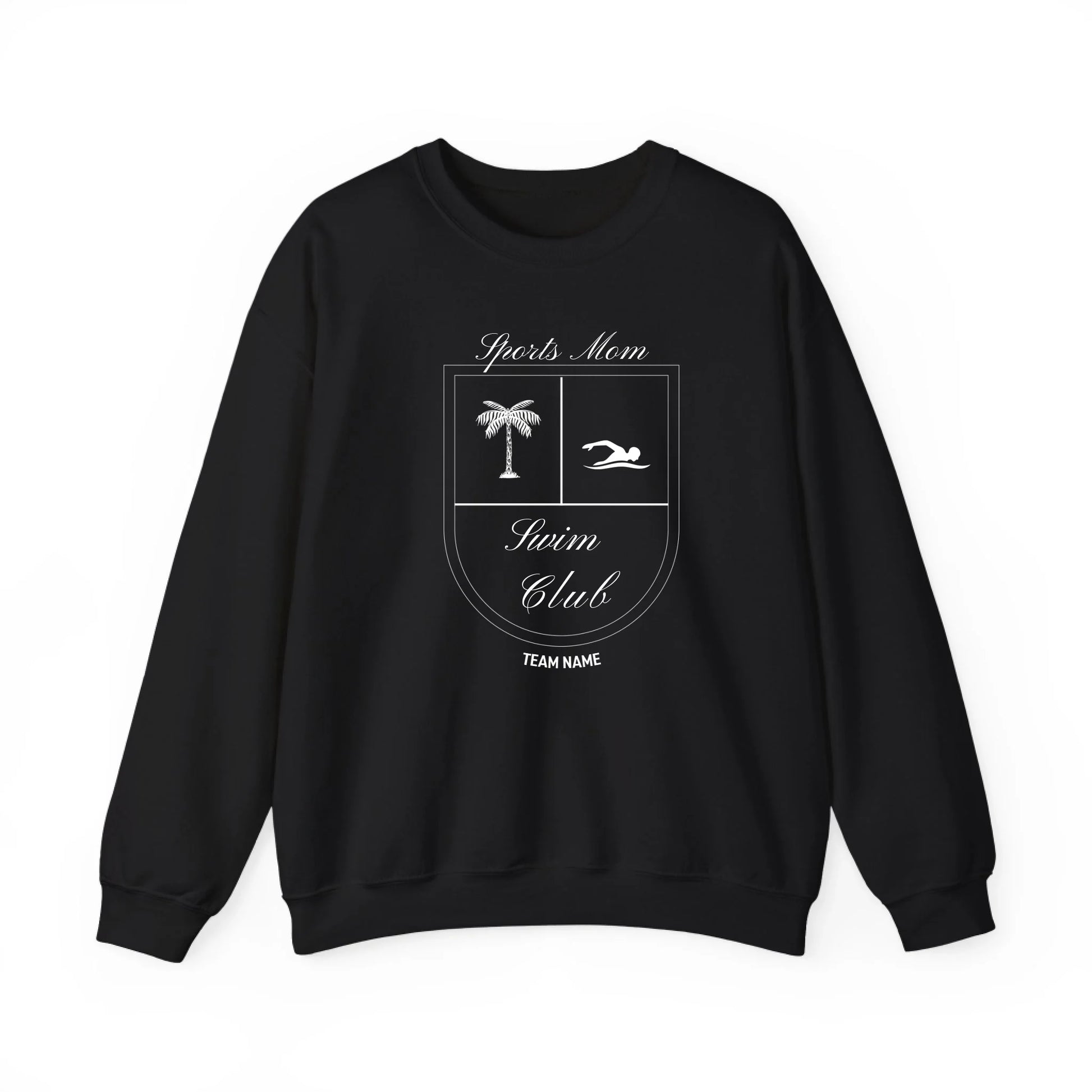 Sweatshirt Front Blank - Black