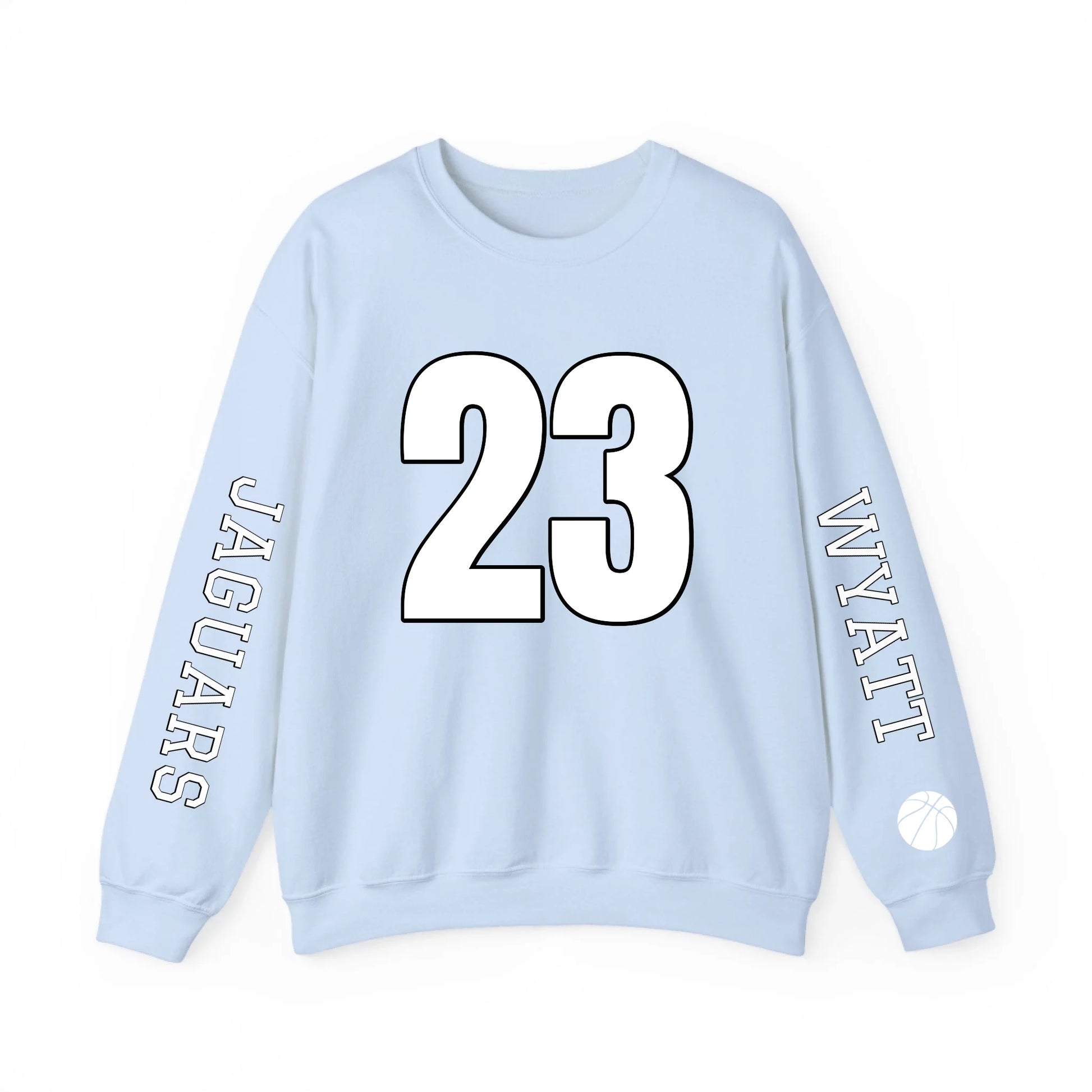 Sweatshirt Front Blank - Light Blue