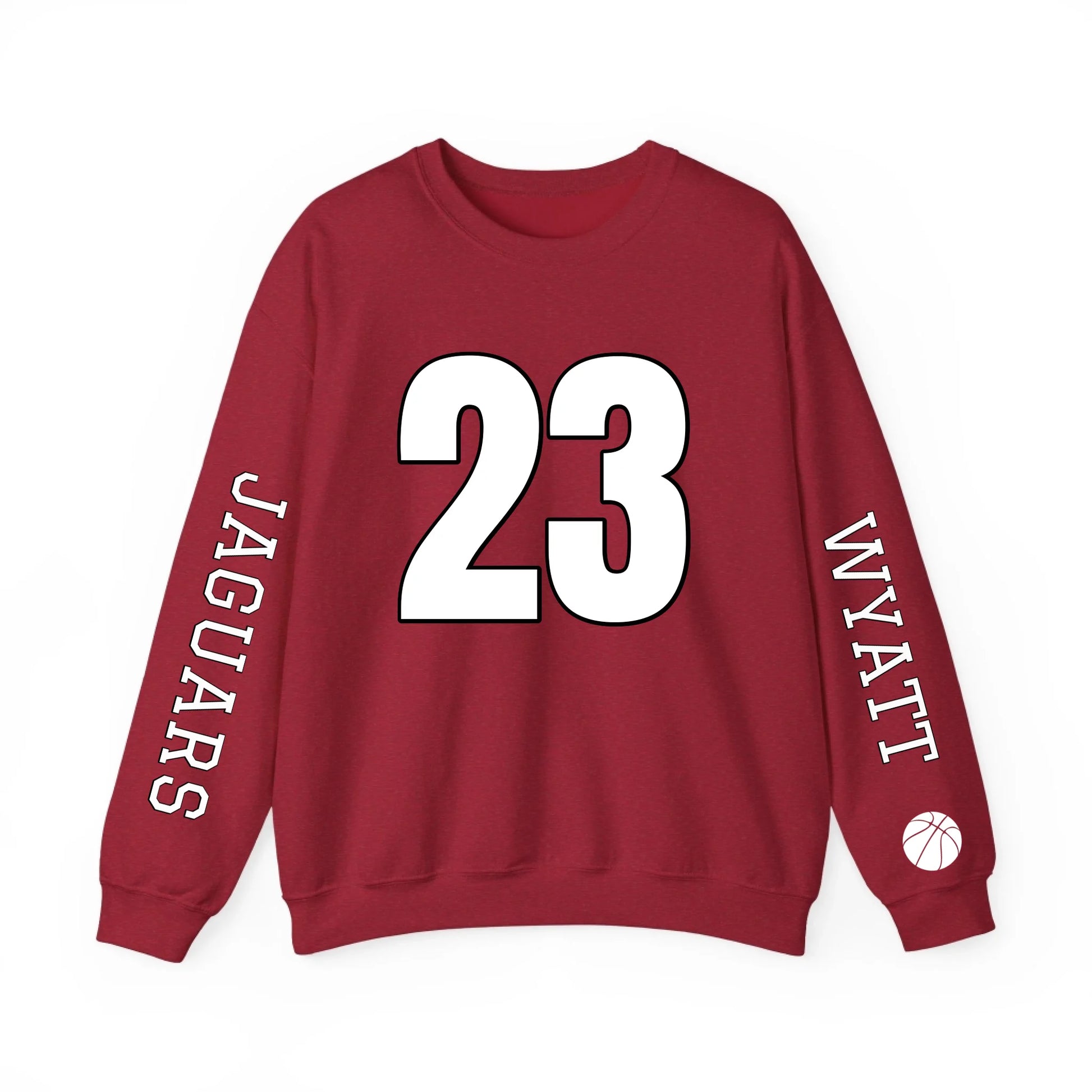 Sweatshirt Front Blank - Vintage Red