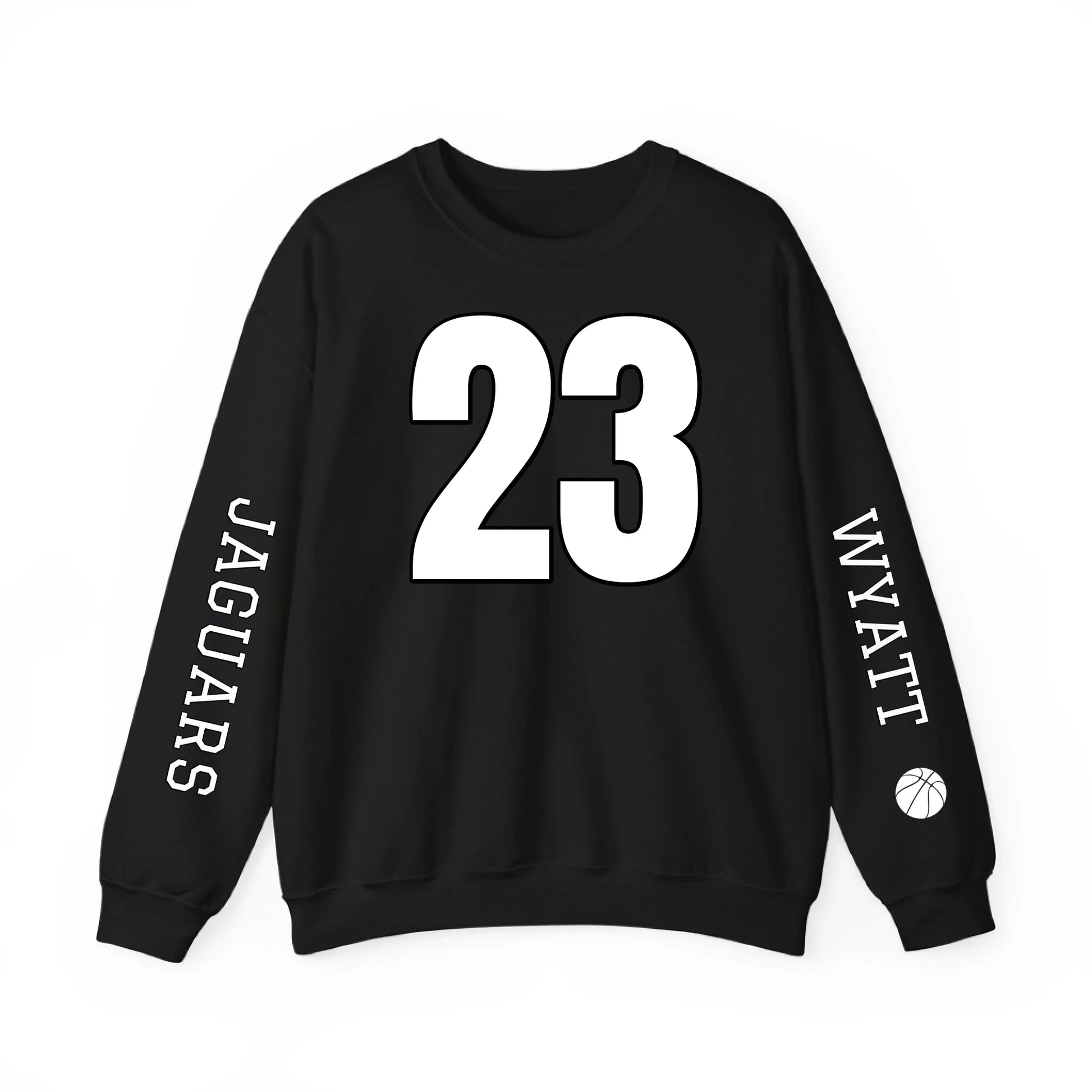 Sweatshirt Front Blank - Black