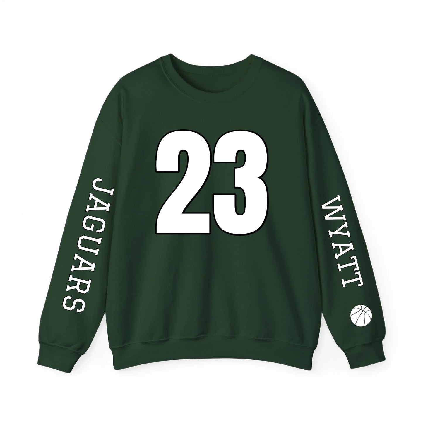 Sweatshirt Front Blank - Forrest Green
