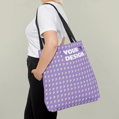 Personalized Watercolor Name Tote Bag