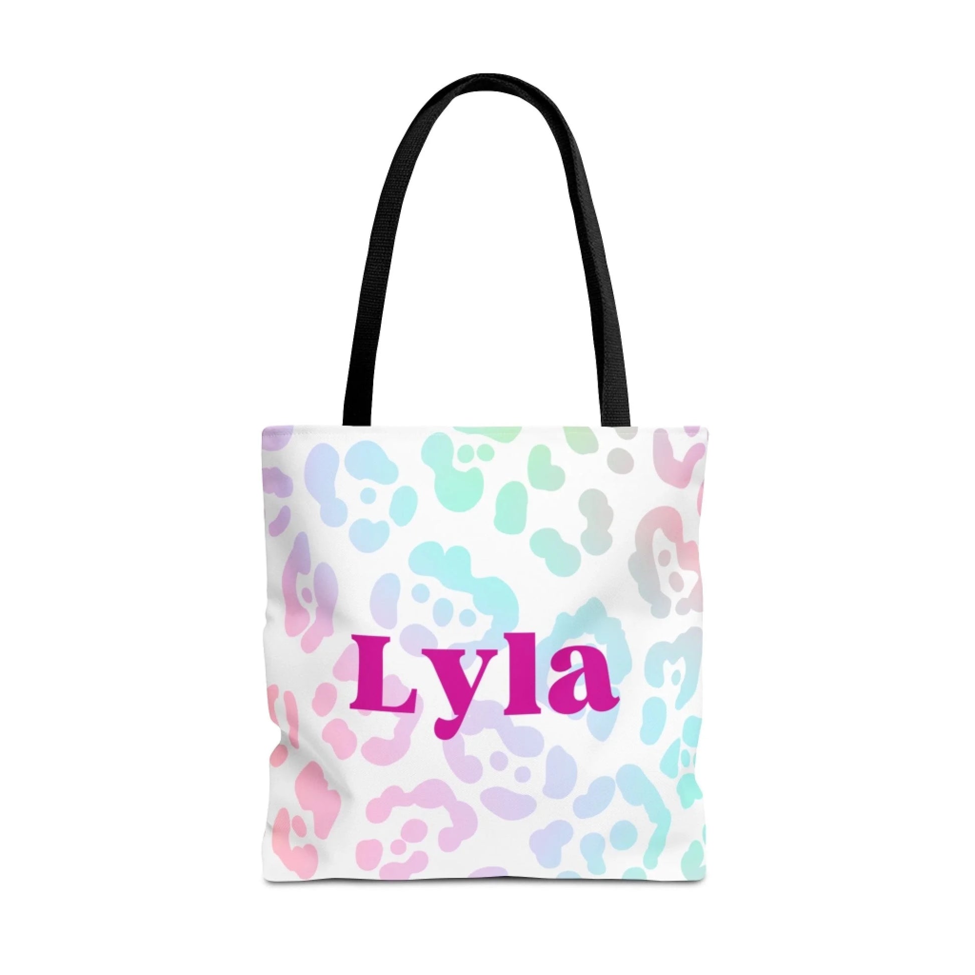 Rainbow Leopard 18x18 Tote Bag Personalized - Copy