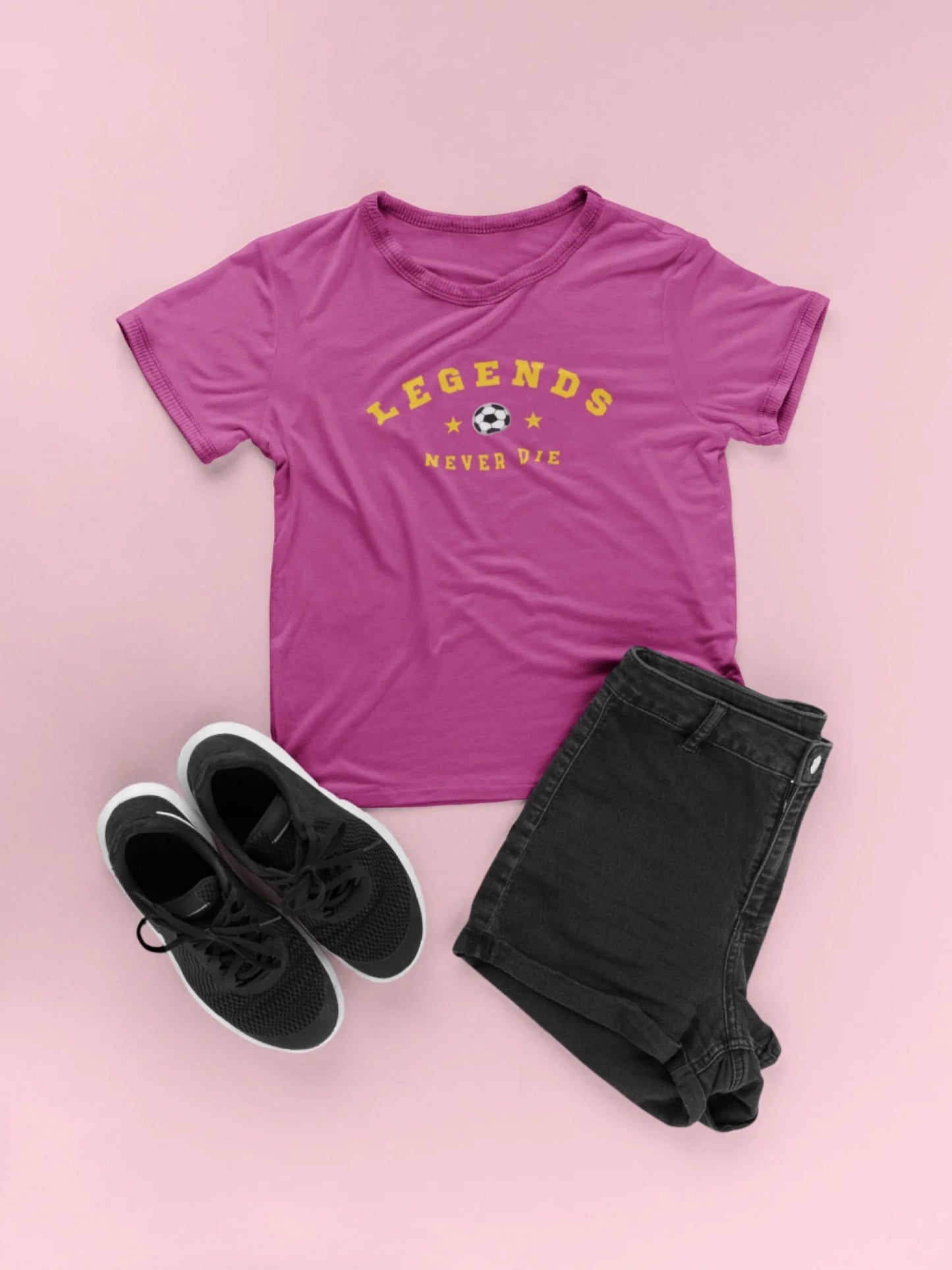 Legends Never Die Placed Art - Pink Lifestyle