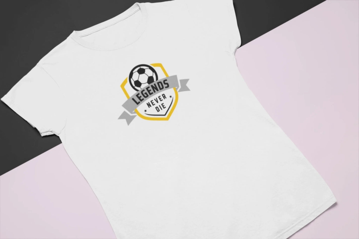 Elite Soccer Legend Banner T-Shirt Personalized Art Seamless art