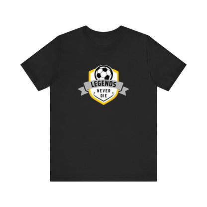 Unisex Jersey T-Shirt - Black Front Seamless