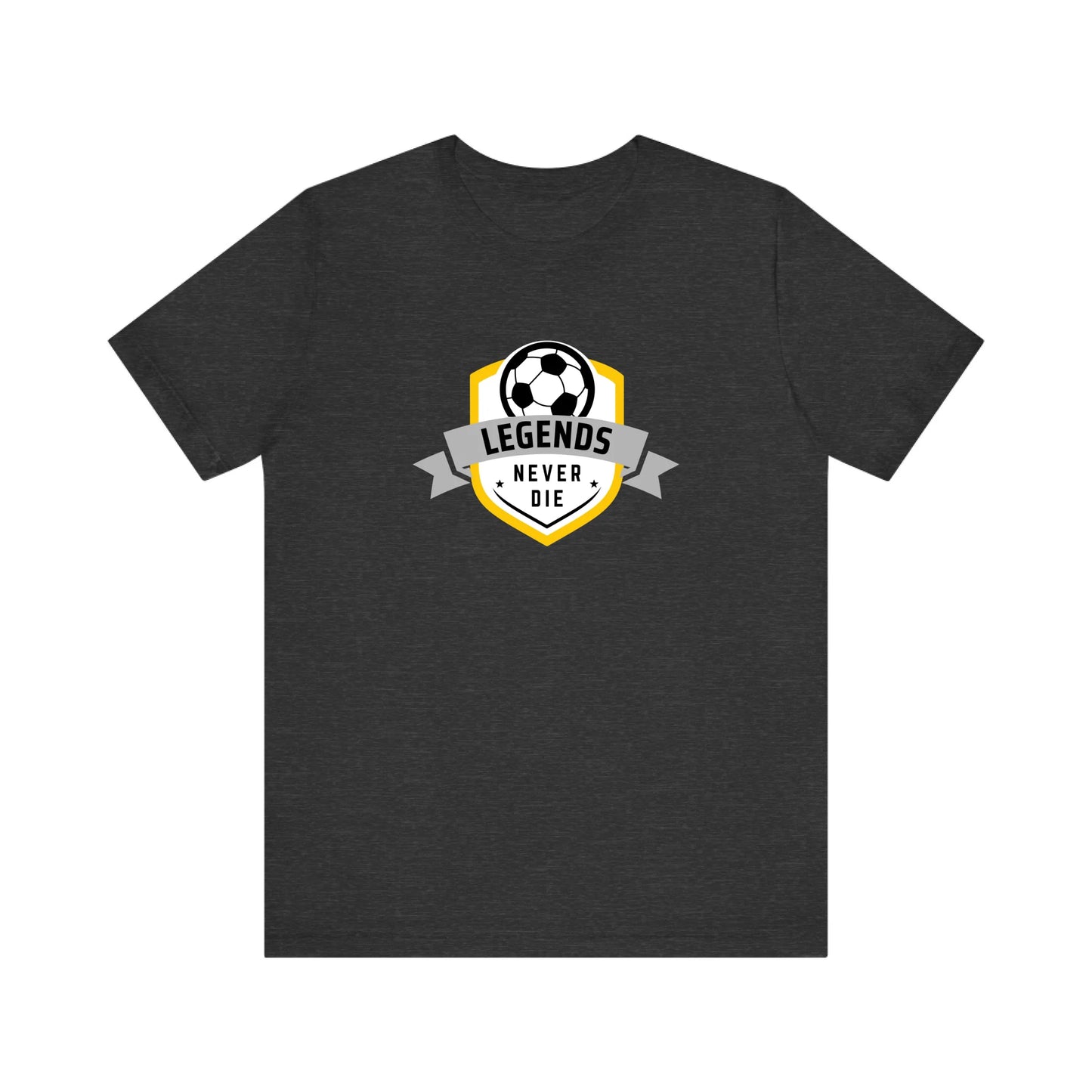 Unisex Jersey T-Shirt - Gray Front Seamless