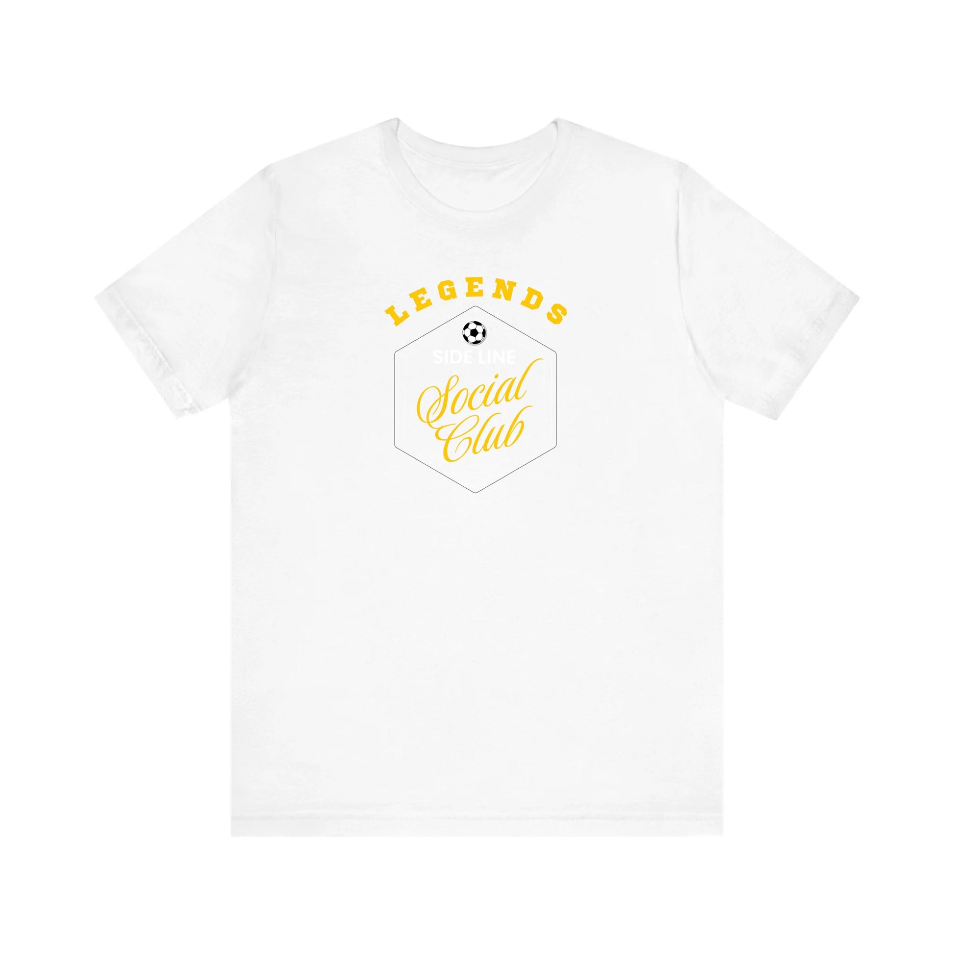 Unisex Jersey T-Shirt - White Front Seamless