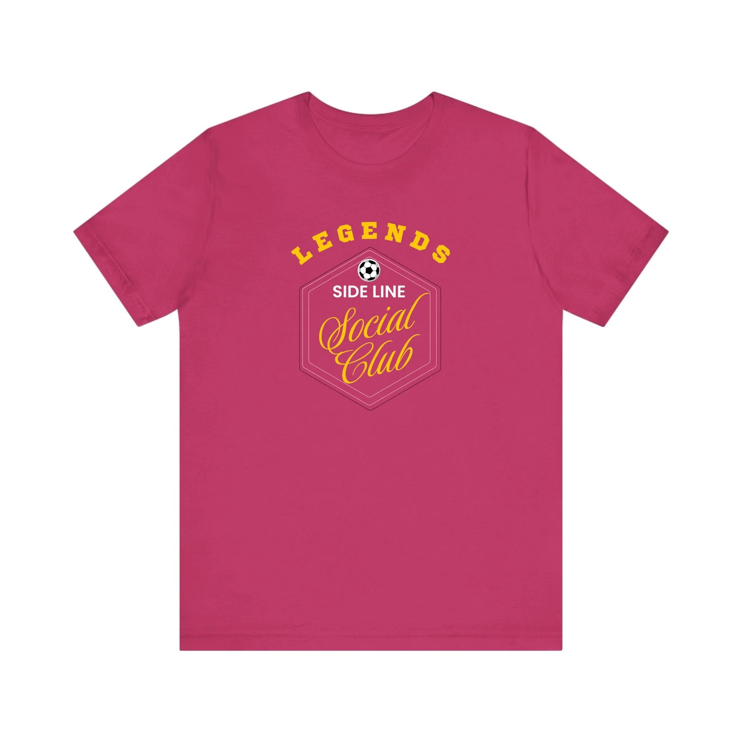 Unisex Jersey T-Shirt - Pink Front Seamless