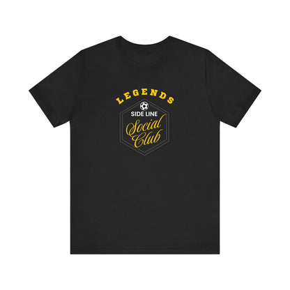 Unisex Jersey T-Shirt - Black Front Seamless