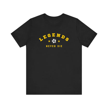 Unisex Jersey T-Shirt - Black Front Seamless