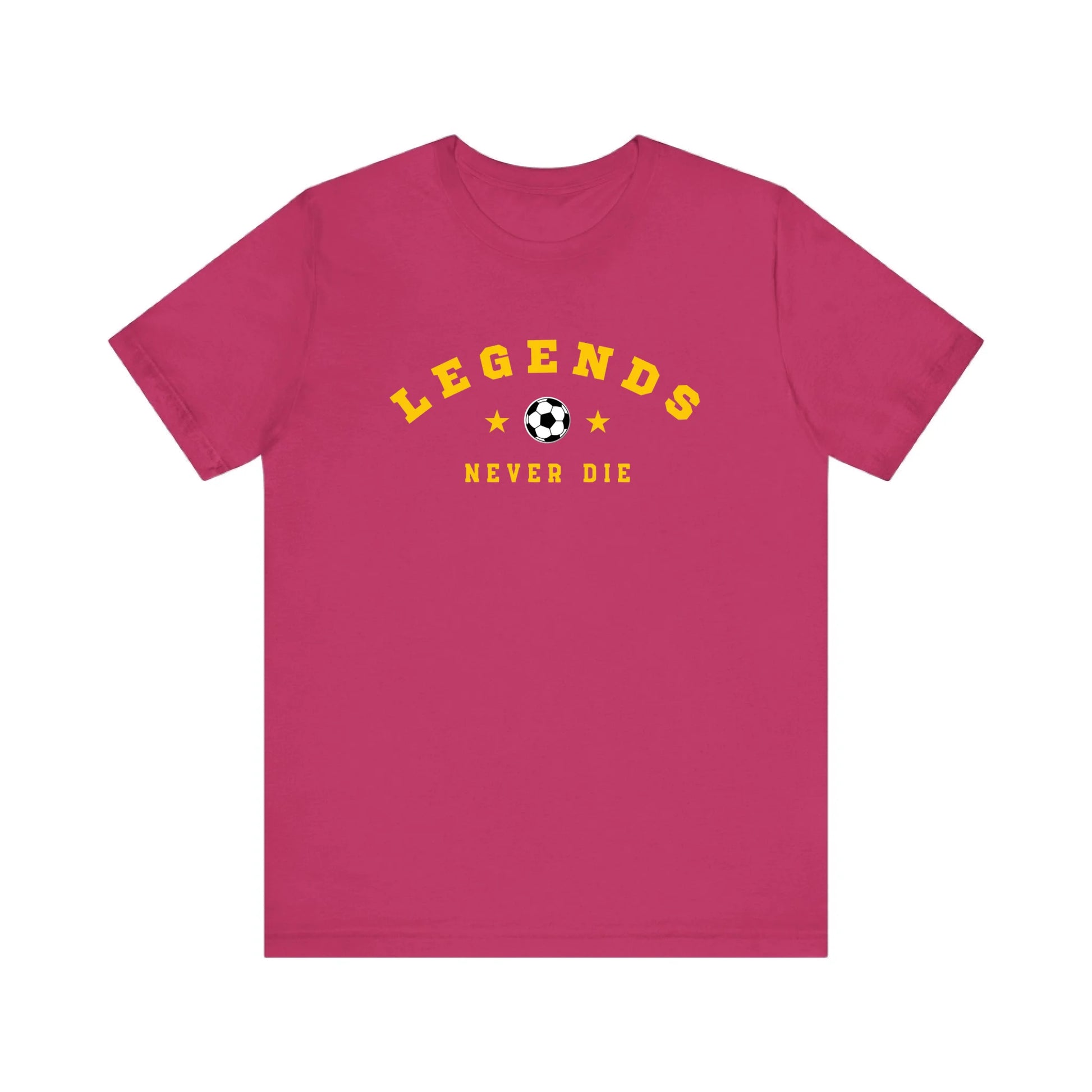 Unisex Jersey T-Shirt - Pink Front Seamless