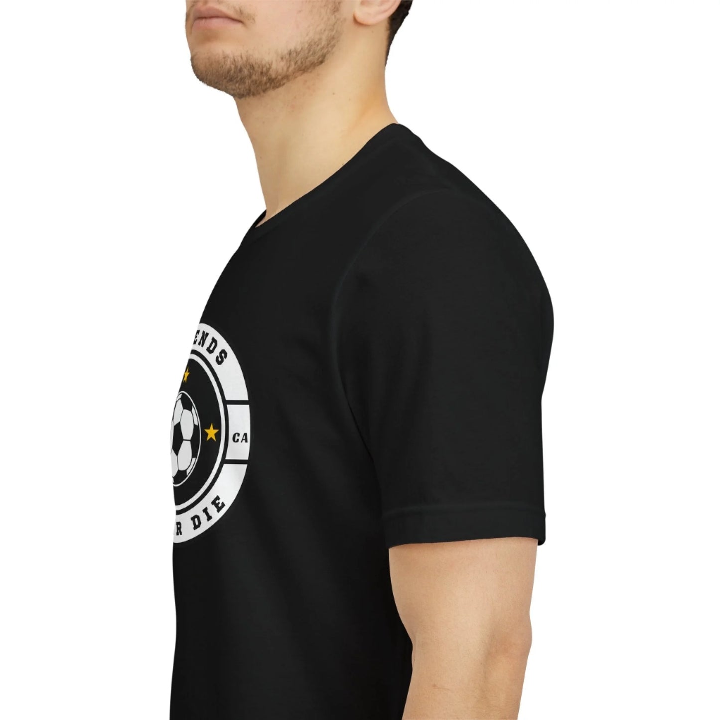Soccer Legend Unisex T-Shirt SIde Profile